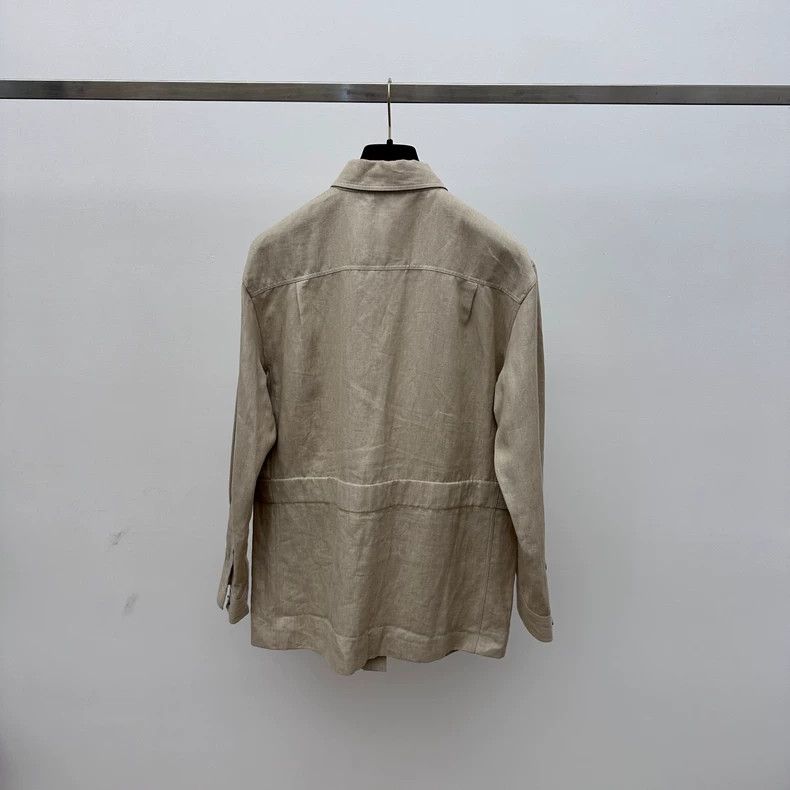 Loro Piana LORO PIANA Flax hunting jacket Size US XXS / EU 40 - 2 Thumbnail