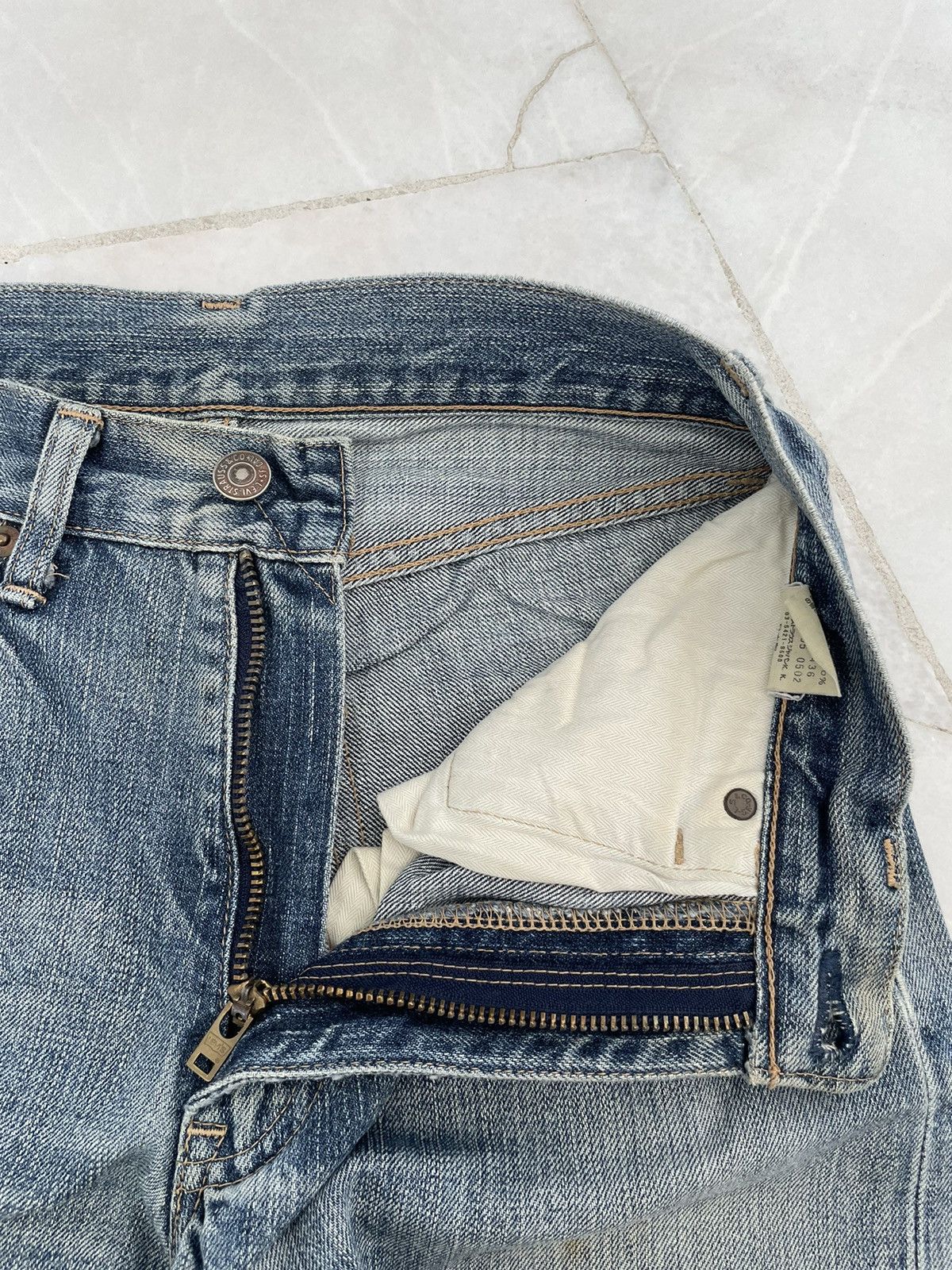 Levi's × Vintage Vintage Levis 510 Rusty Blue Washed Jeans Size US 28 / EU 44 - 5 Thumbnail