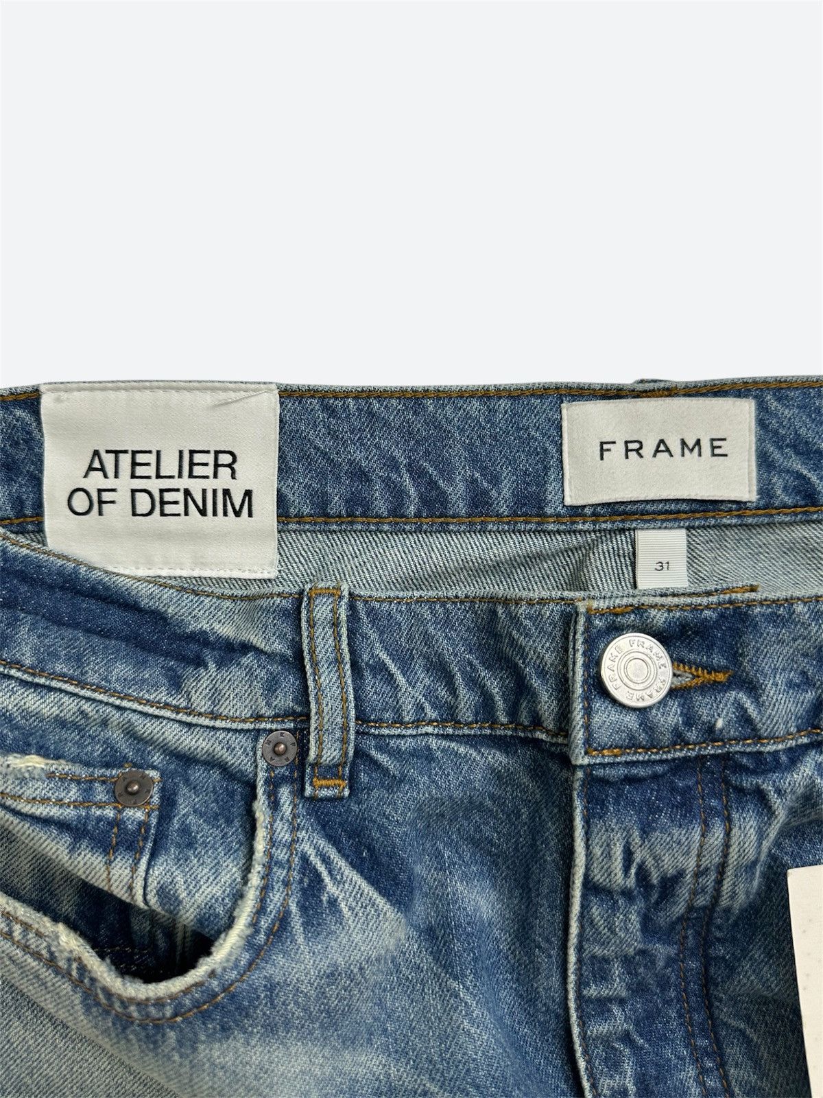 Frame Frame Extra Wide Jeans Washed Blue 31 Size US 31 - 9 Thumbnail
