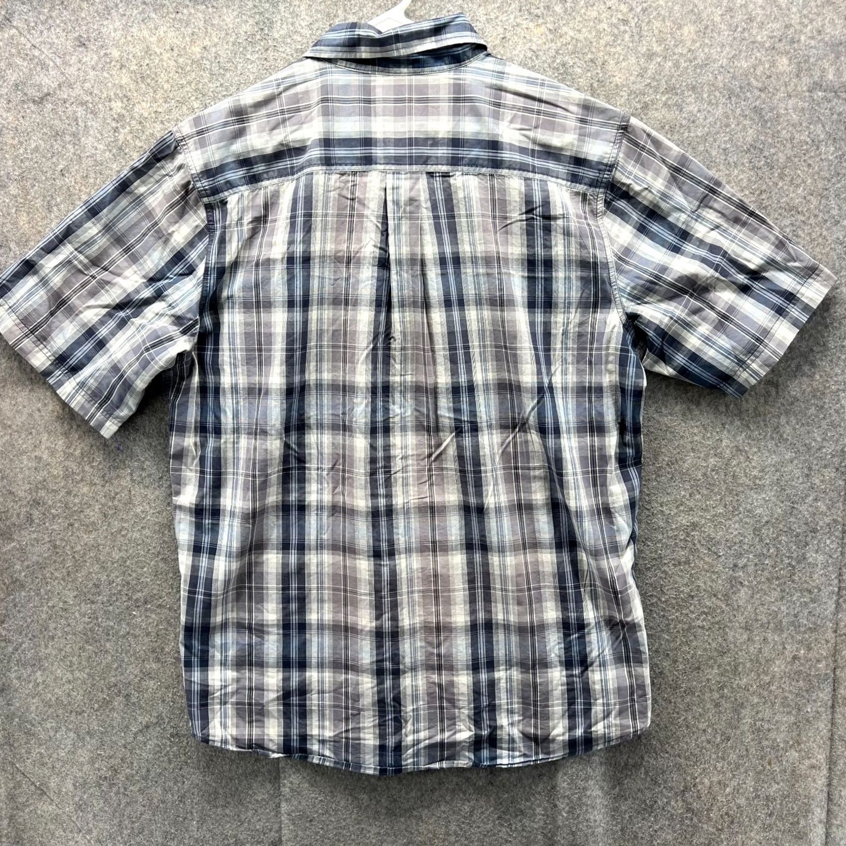 Carhartt VINTAGE Carhartt Shirt Mens L Blue Plaid Button-Down Relaxed Bellvue Outdoors Size US L / EU 52-54 / 3 - 4 Thumbnail