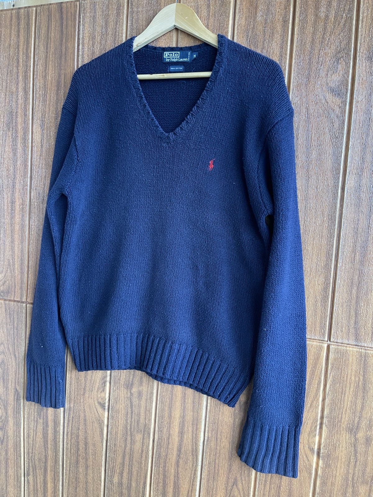 Polo Ralph Lauren Last Drop🔥Rare🔥Vintage Polo Ralph Laurent Sweat Knit Shirt Size US L / EU 52-54 / 3 - 4 Thumbnail