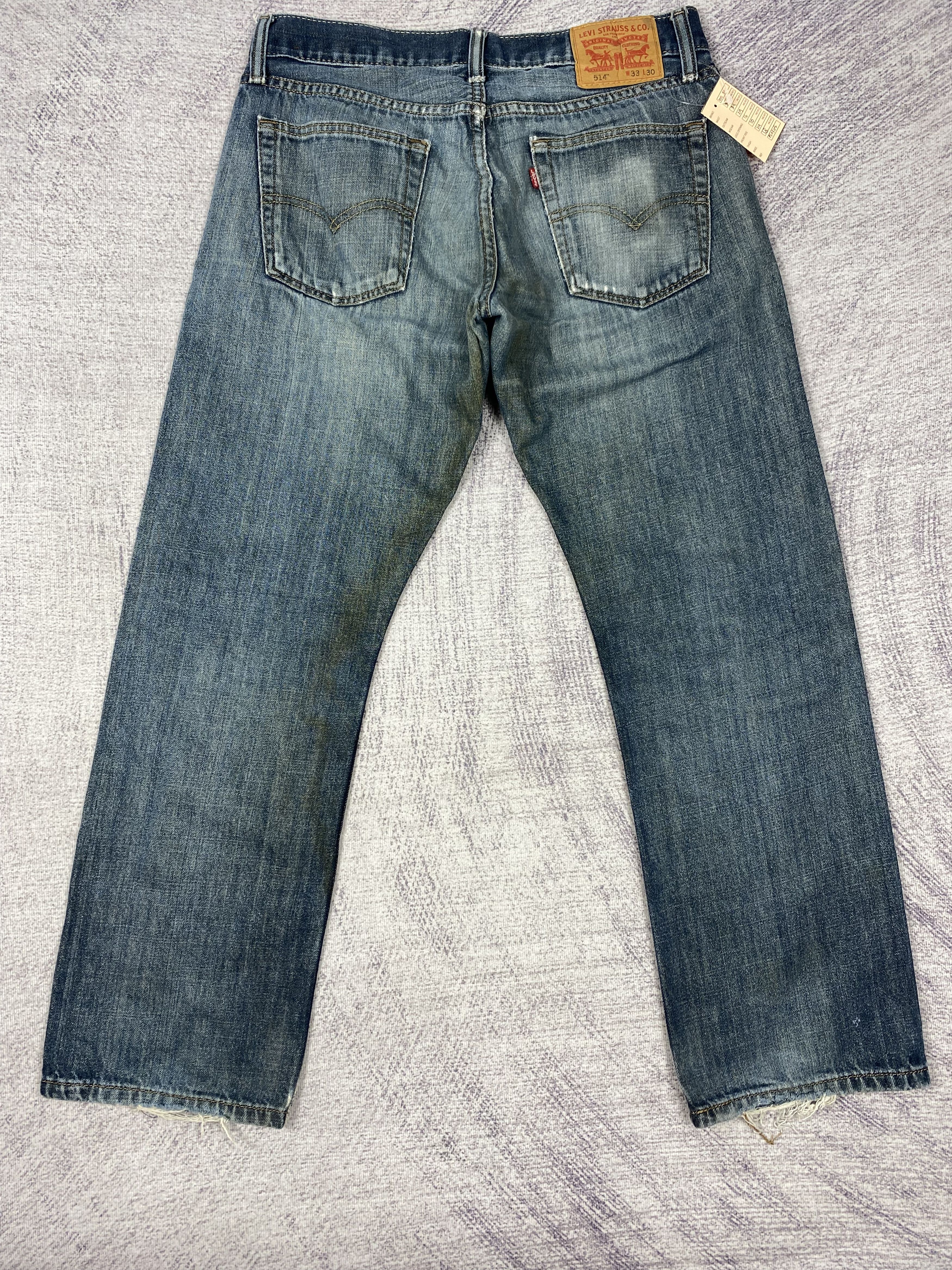 Levi's Vintage Levi's 514 Distressed Blue Denim Jeans PT0483 Size US 32 / EU 48 - 7 Thumbnail