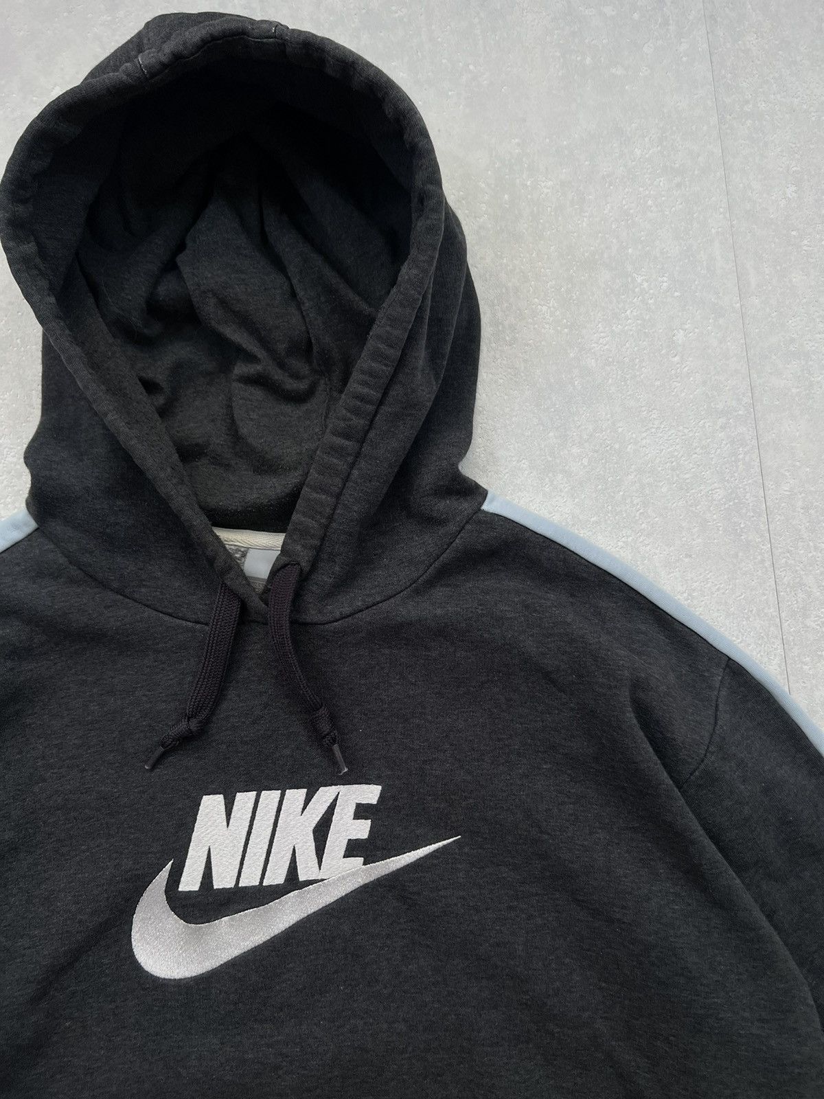 Nike 00’s NIKE BIG CENTR SWOOSH LOGO Y2K RARE HOODIE RETRO Size US L / EU 52-54 / 3 - 4 Thumbnail