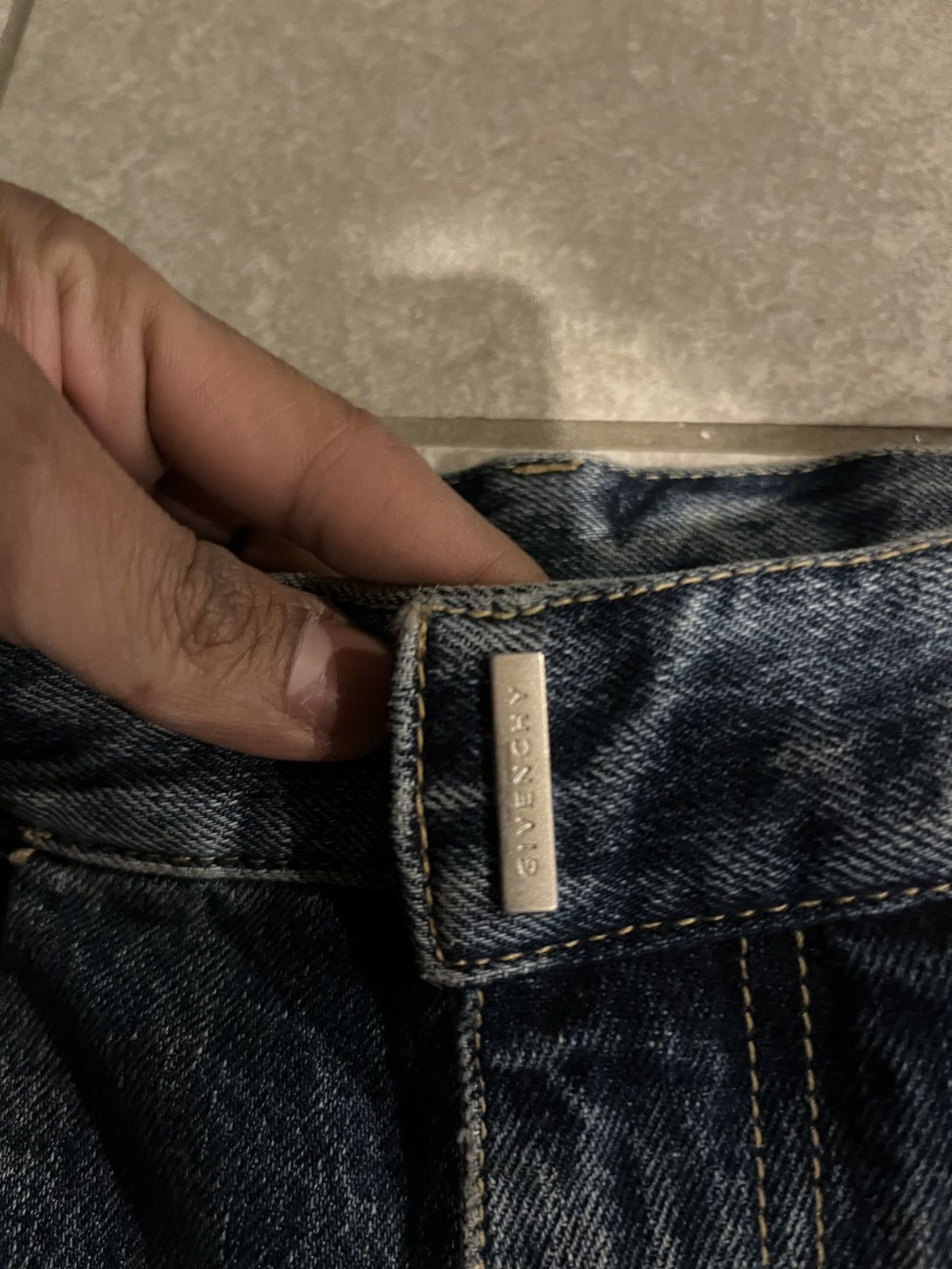 Givenchy Givenchy Indigo Blue Denim Size US 32 / EU 48 - 2 Thumbnail