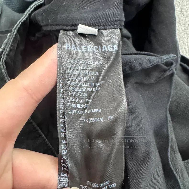 Balenciaga Balenciaga size XS Aged detachable work denim pants Size US 27 - 3 Thumbnail
