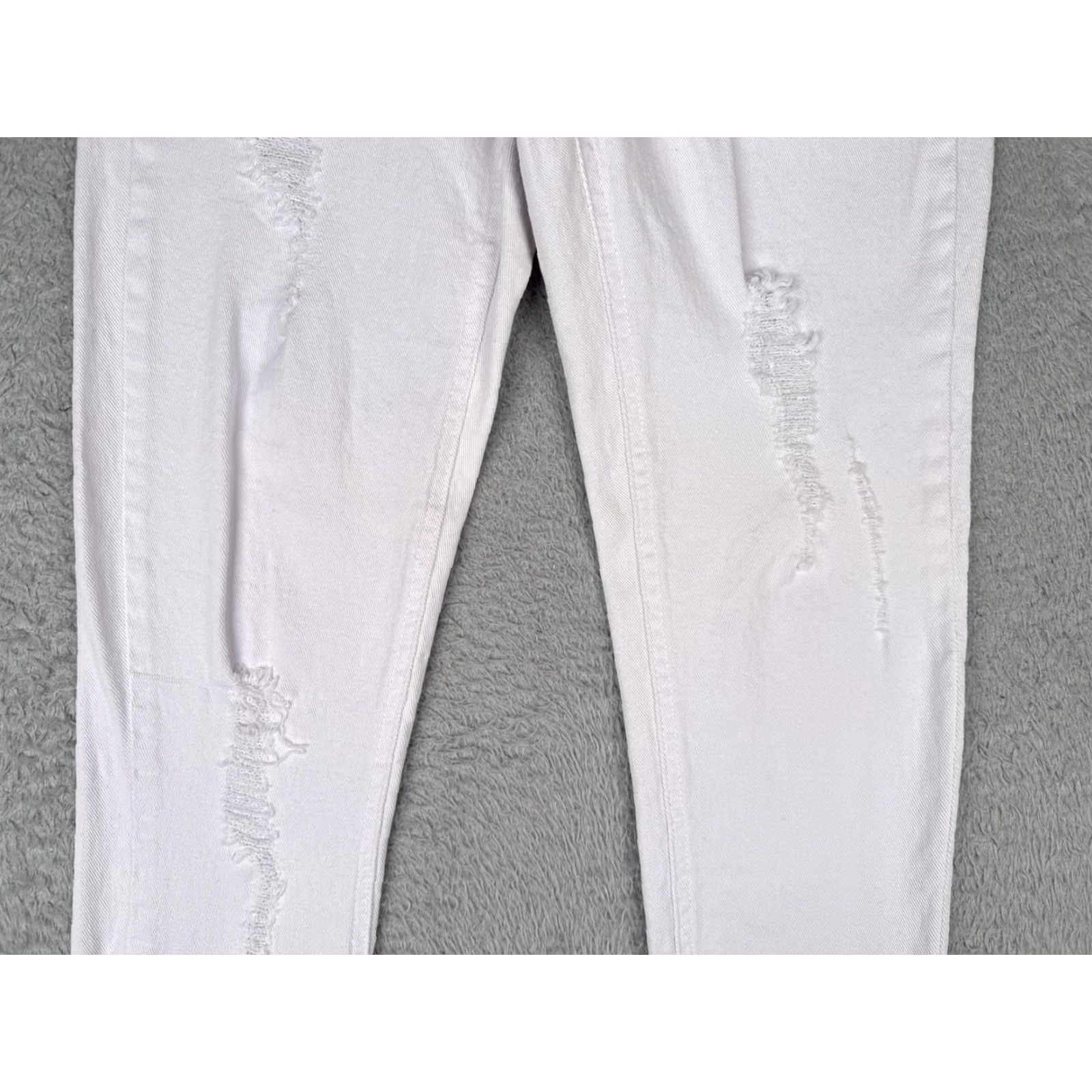 Venus Venus Jeans Womens 4 Pink Distressed Skinny Ankle Zip 5-Pocket Stretch Denim Size 27" / US 4 / IT 40 - 3 Thumbnail