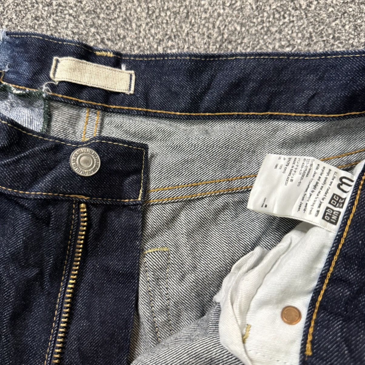 Undercover × Uniqlo 🔥🇯🇵 Japanese Kaihara Denim Uniqlo UJ Distressed Size US 32 / EU 48 - 11 Thumbnail