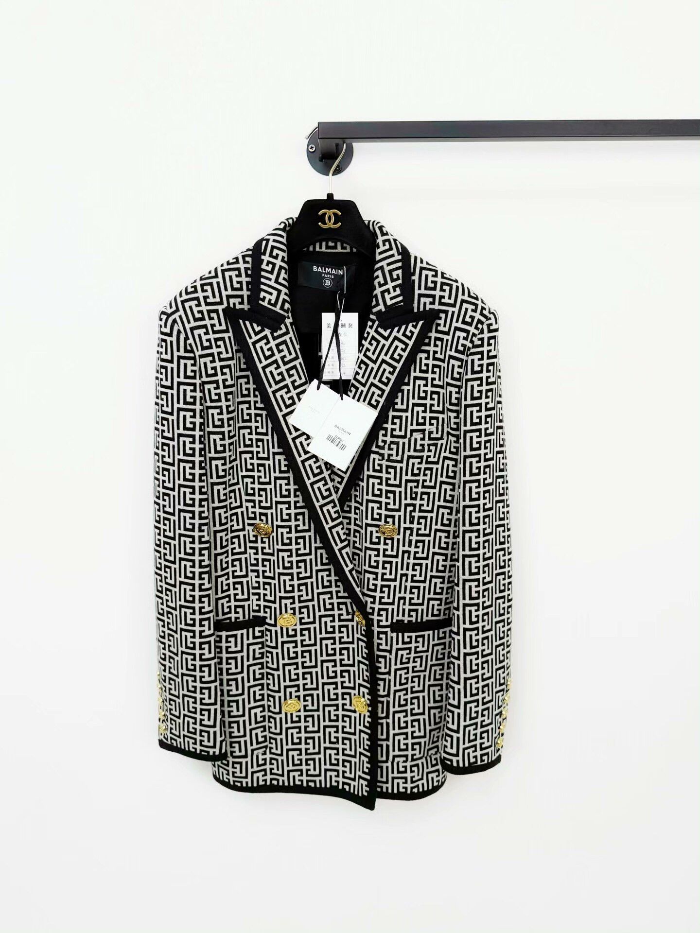 Balmain balmain new checkered suit jacket Size US M / EU 48-50 / 2 - 1 Thumbnail
