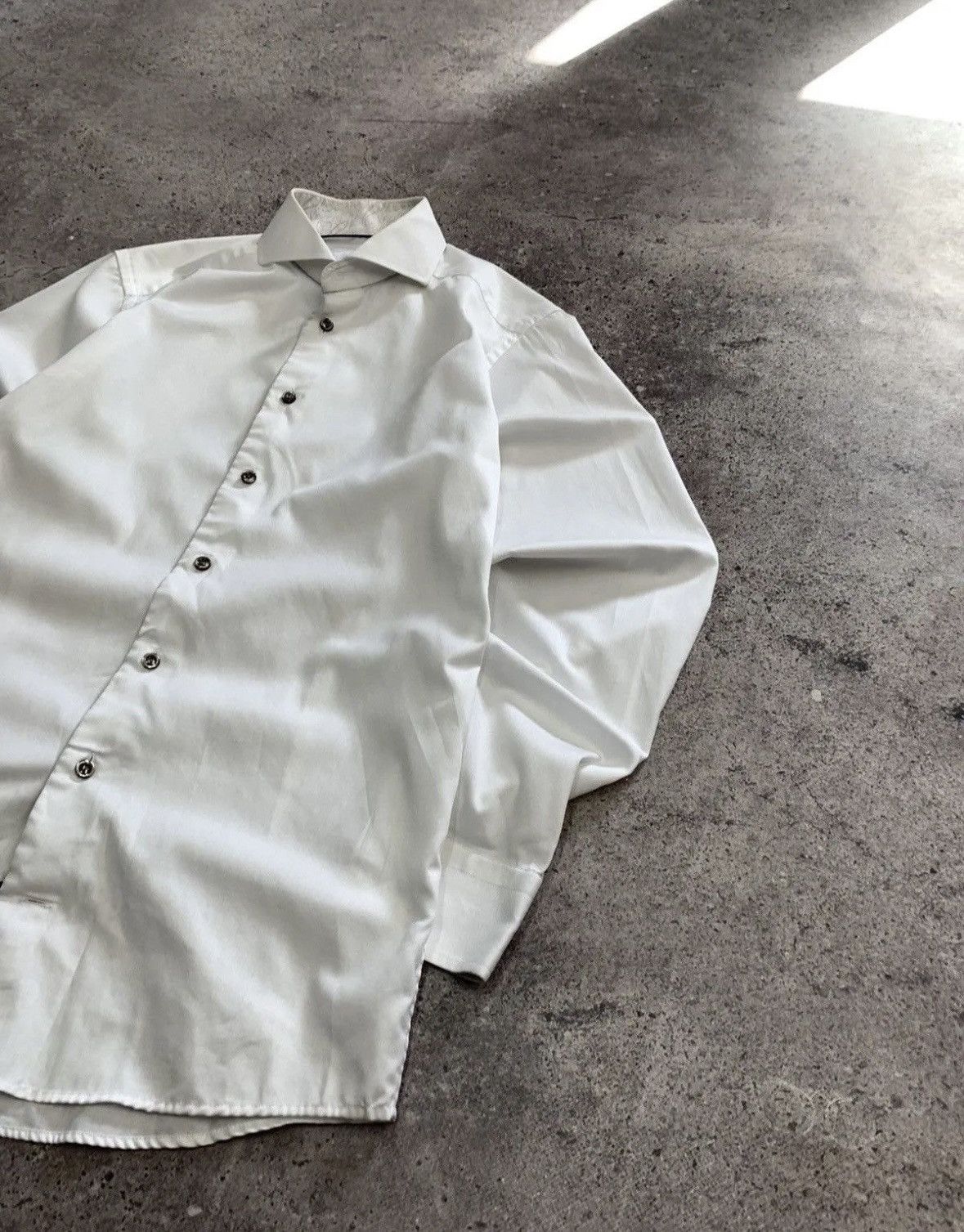 Eton Eton Vintage Shirt White Faded Size US M / EU 48-50 / 2 - 9 Thumbnail