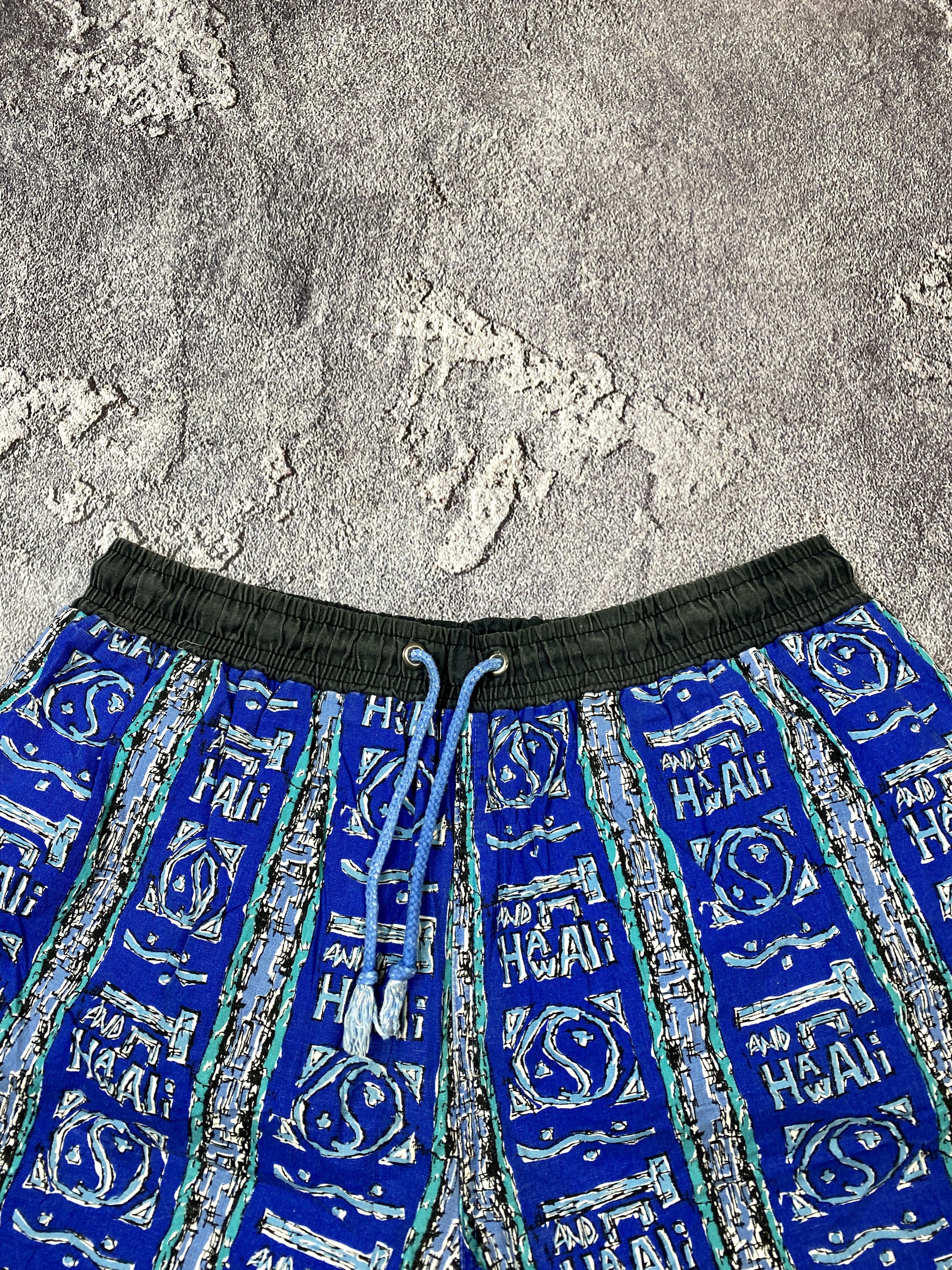 Other 🌊Vintage Hawaii Surf Shorts Y2K Tribal Beachcore Grail 🌊 Size US 30 / EU 46 - 3 Thumbnail
