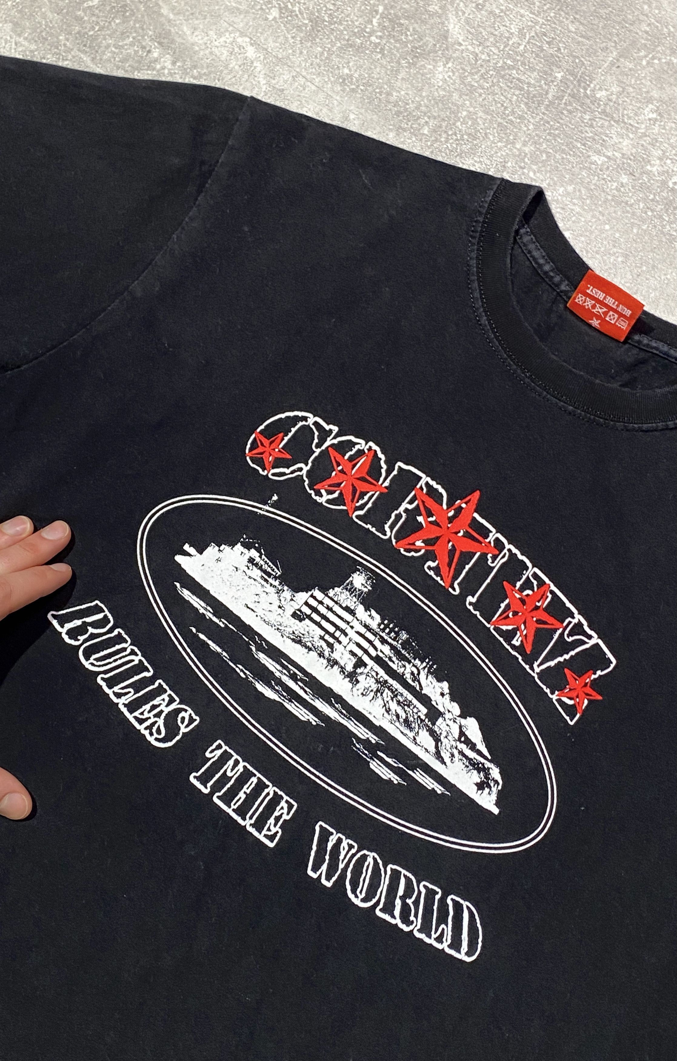Corteiz CORTEIZ Black 5 Star ALCATRAZ T-shirt Size US M / EU 48-50 / 2 - 3 Thumbnail