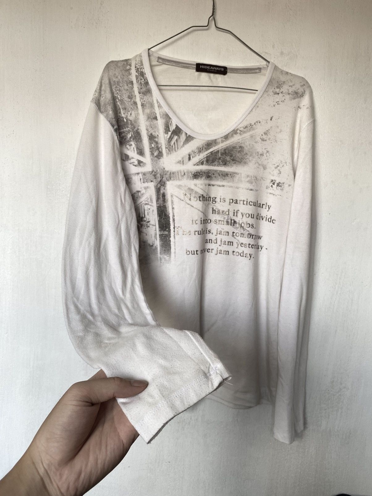 If Six Was Nine Hideaways Nicole Union Jack Poem Longsleeve Size US L / EU 52-54 / 3 - 2 Thumbnail