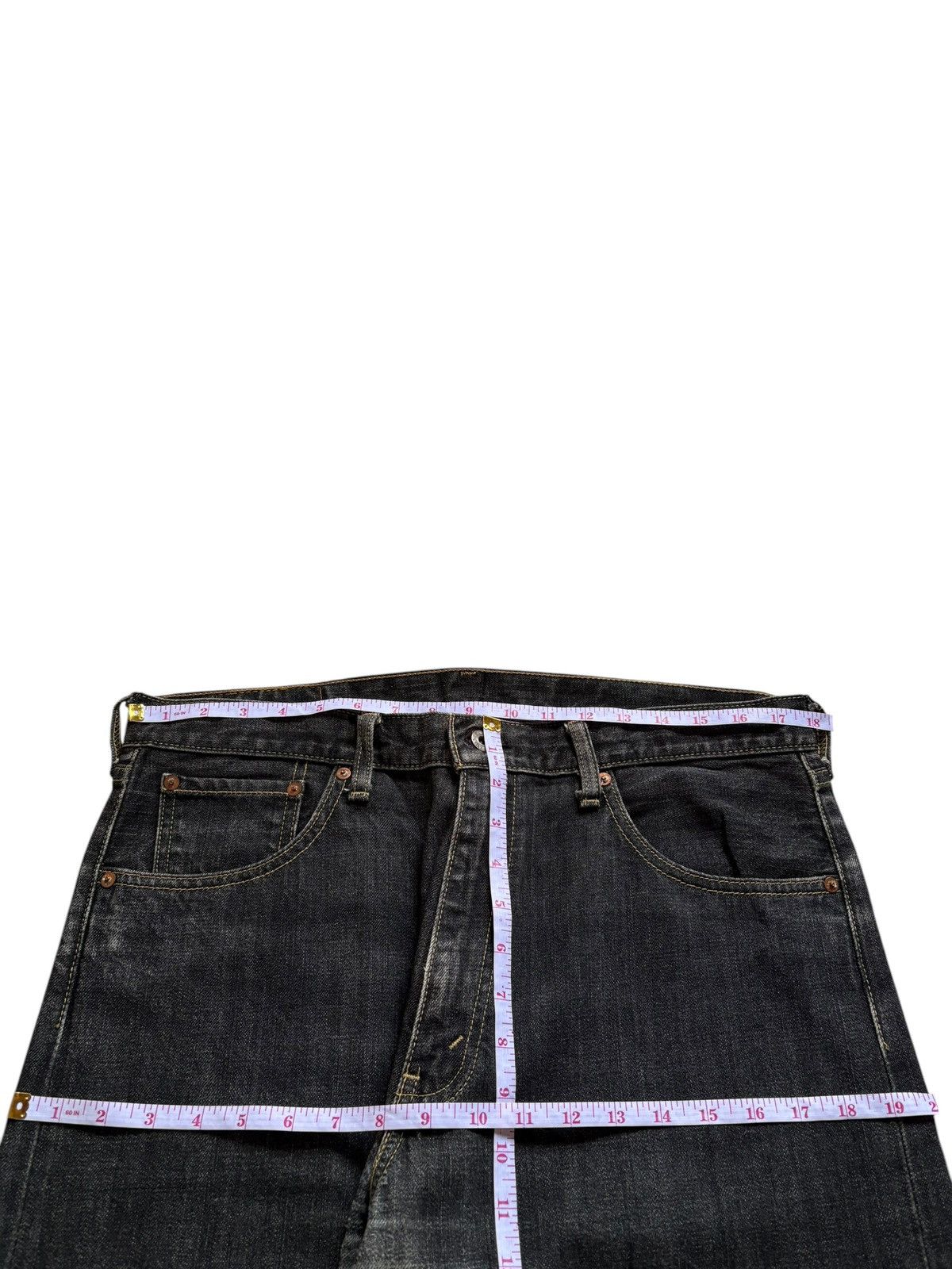 LVC × Levi's × Levi's Vintage Clothing Vintage 90s Levis 503 Black Loose Baggy Jeans Size US 36 / EU 52 - 13 Thumbnail