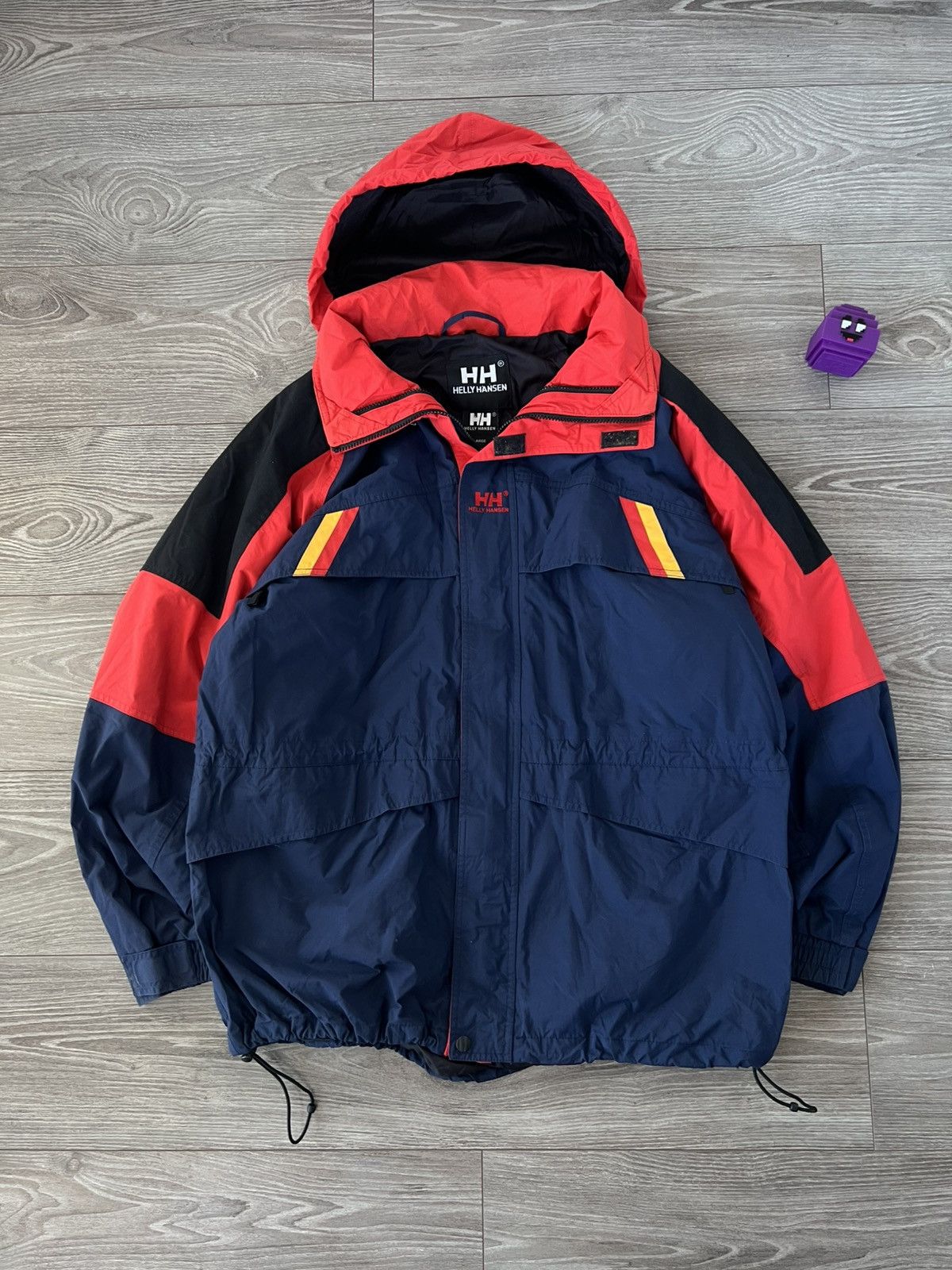 Helly Hansen VINTAGE‼️ Helly Hansen Rare 90s Waterproof Gorpcore Jacket Size US L / EU 52-54 / 3 - 3 Thumbnail