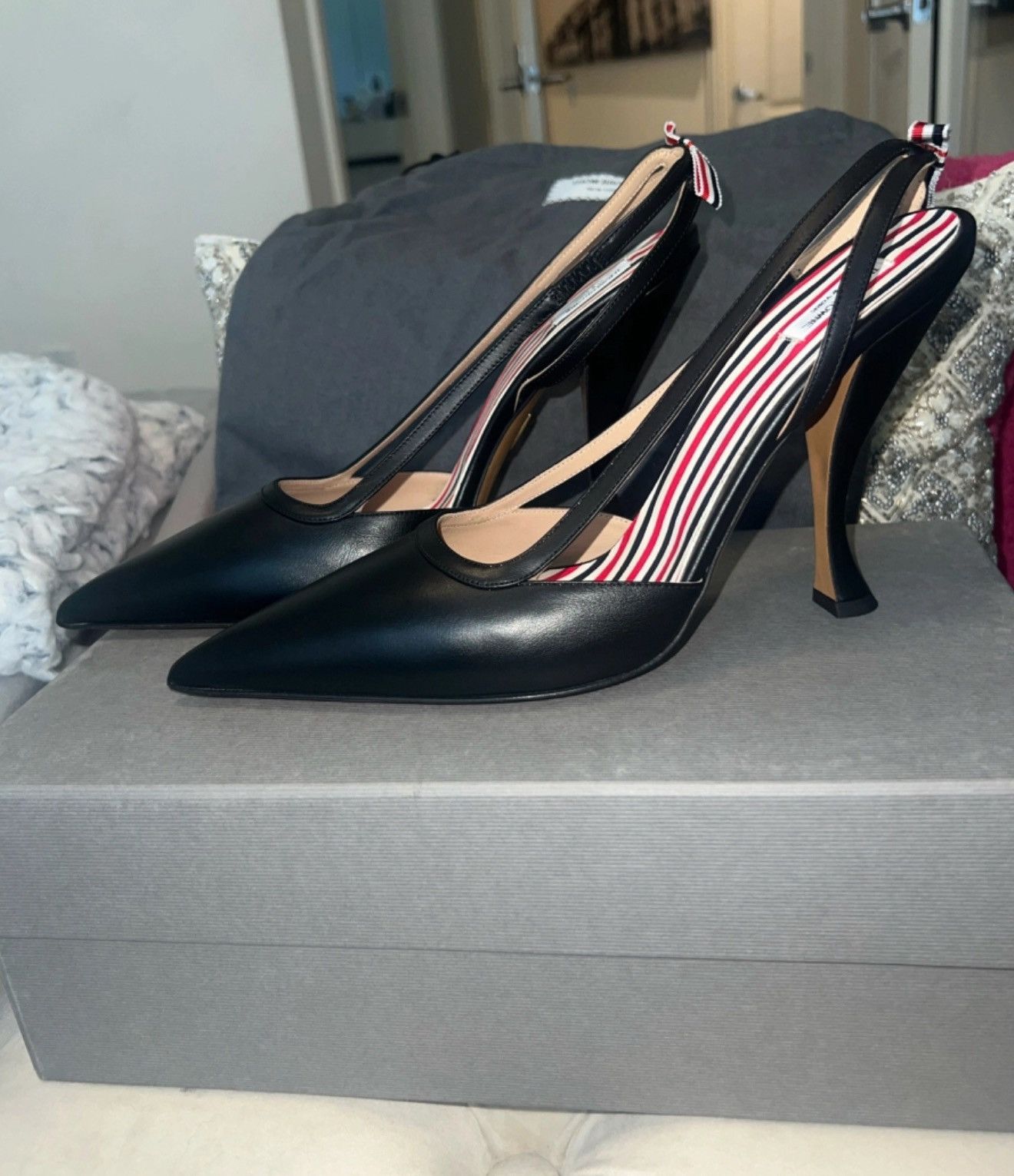 Thom Browne THOME BROWNE Slingback Heel, 39 Size US 9 / IT 39 - 4 Thumbnail
