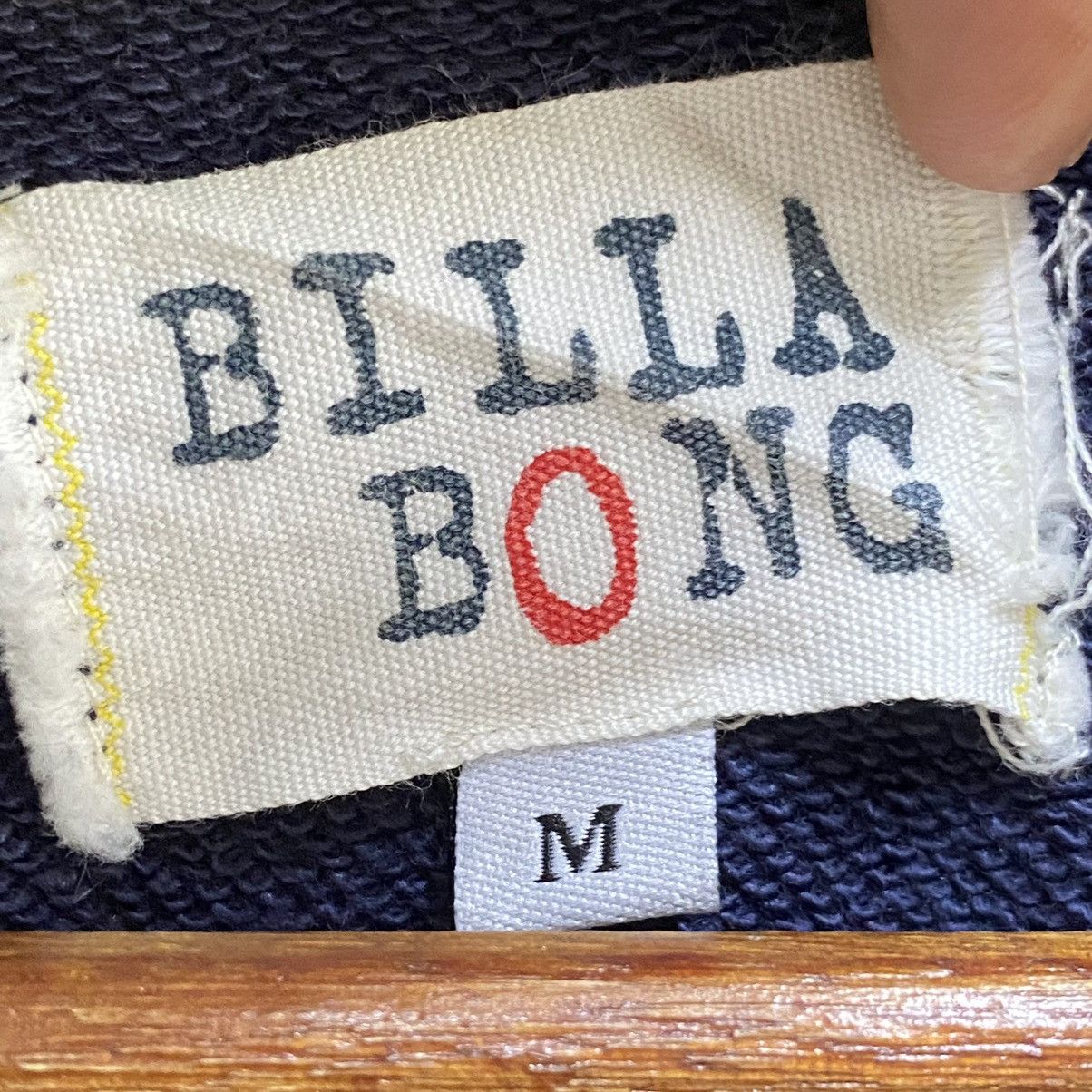 Billabong Vintage Billabong Hoodie Full Zip Navy Blue Medium Size US M / EU 48-50 / 2 - 8 Thumbnail