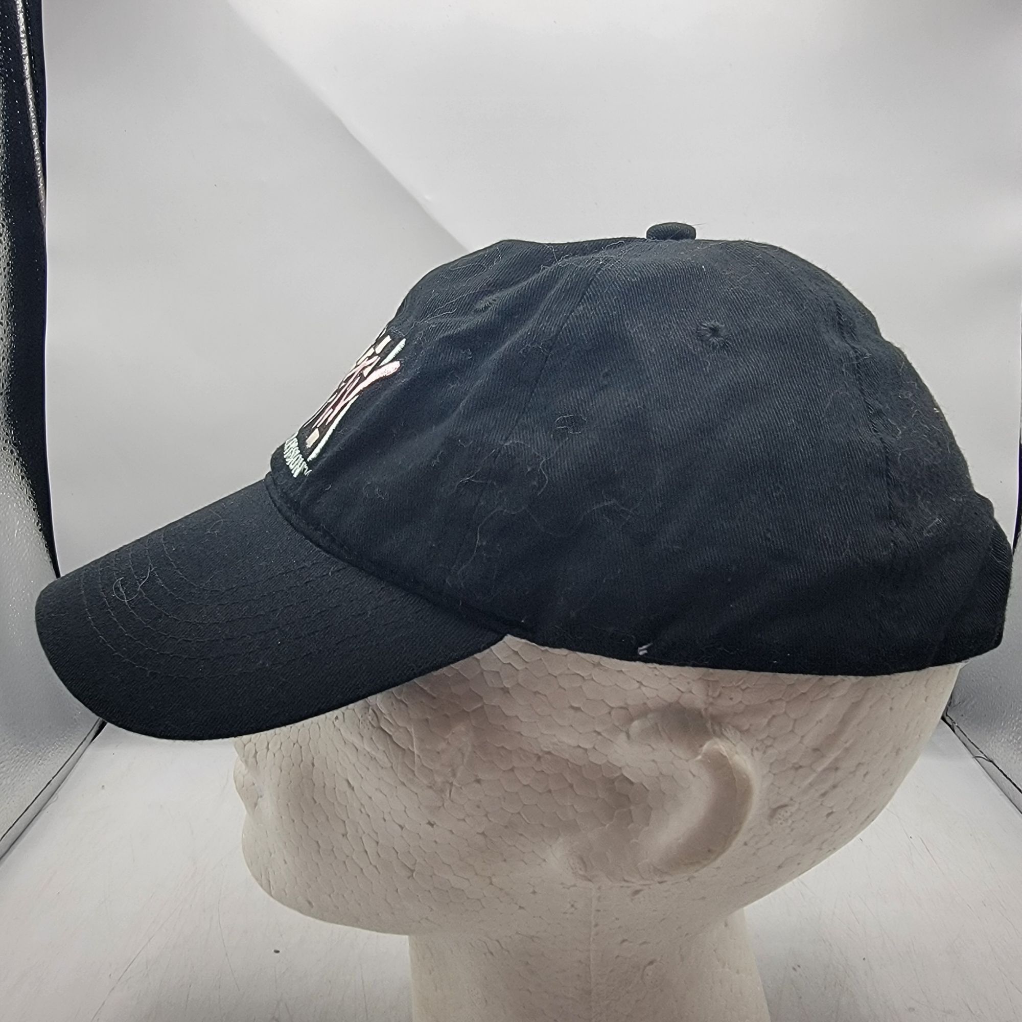 Mtv MTV Music Television Checkered Logo Black Adjustable Hat Cap Size ONE SIZE - 2 Thumbnail