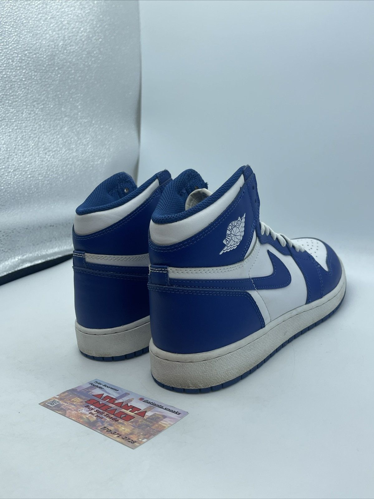 Nike Air Jordan 1 high storm blue Size US 6.5 / EU 39-40 - 5 Thumbnail