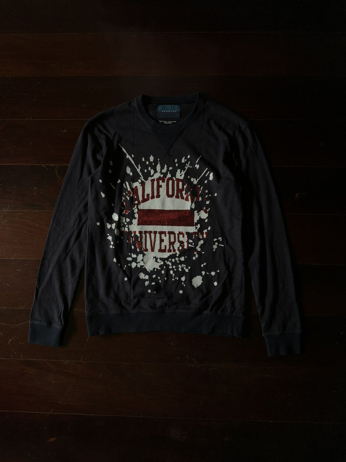 Doublet Doublet Fall 2015 “California University” Sequin Sweatshirt Size US M / EU 48-50 / 2 - 1 Thumbnail