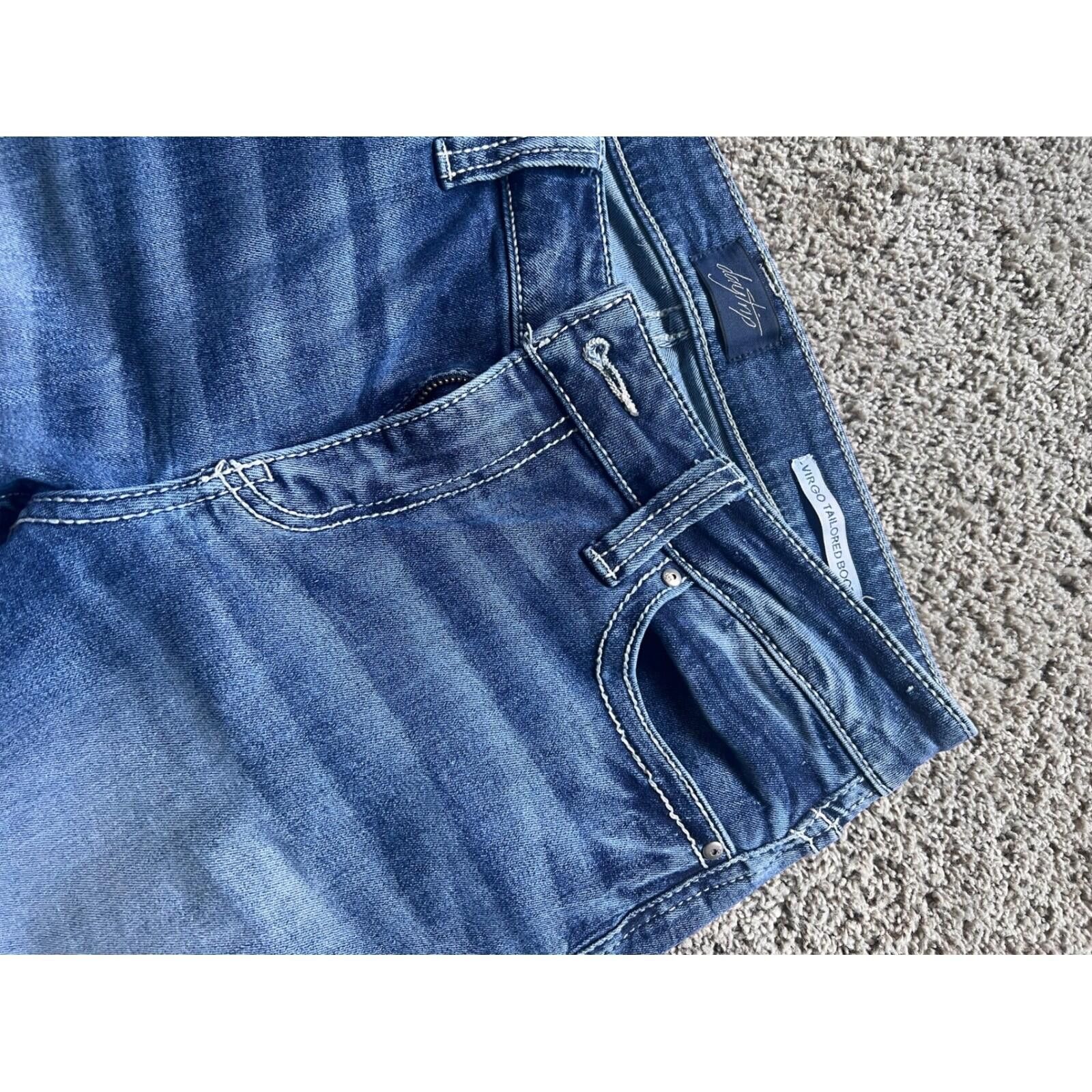 Other Daytrip Virgo Tailored Bootcut Jeans Women 29XL Blue Flap Size 29" - 3 Thumbnail