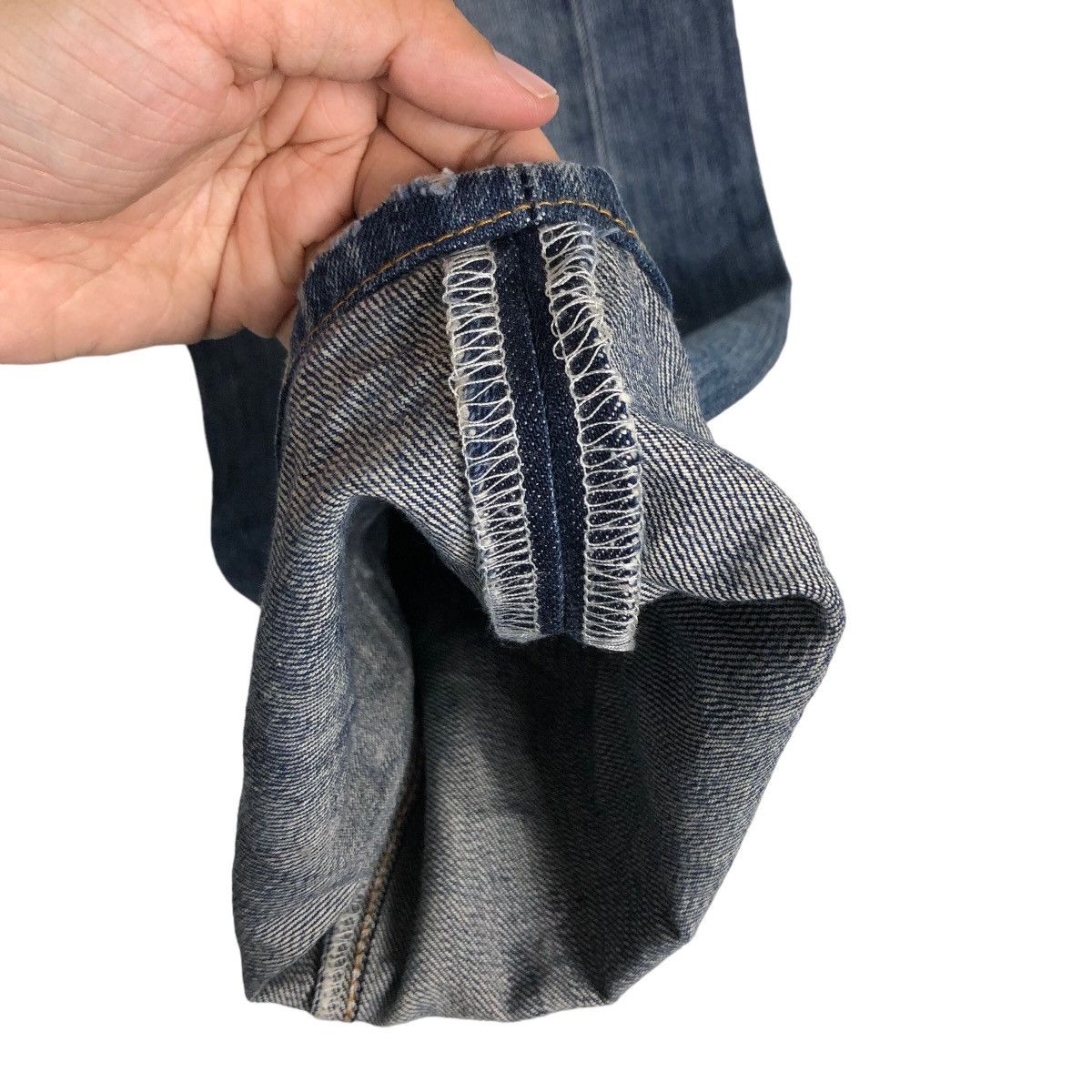 Levi's 🔥90’s VINTAGE LEVI’S ORIGINAL 501 STRAIGHT CUT DISTRESSED Size US 30 / EU 46 - 10 Thumbnail