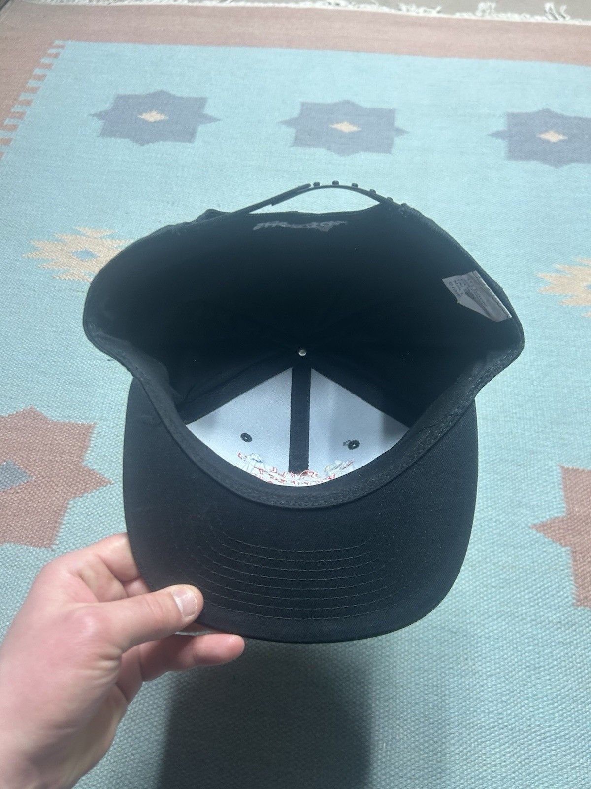 Vintage Vtg SnapBack hat still perfect after all these years black Size ONE SIZE - 6 Thumbnail