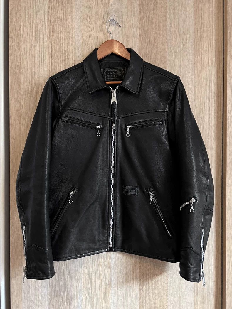 Neighborhood NEIGHBORHOOD x BLACK ICON Leather Jacket - dmc Size US M / EU 48-50 / 2 - 1 Thumbnail