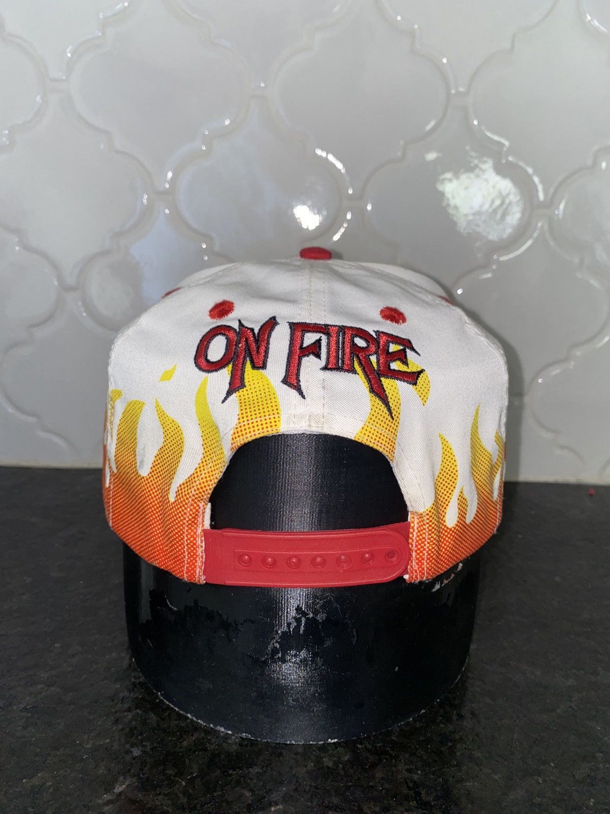 Vintage 90s Indiana hoosiers on fire snapback