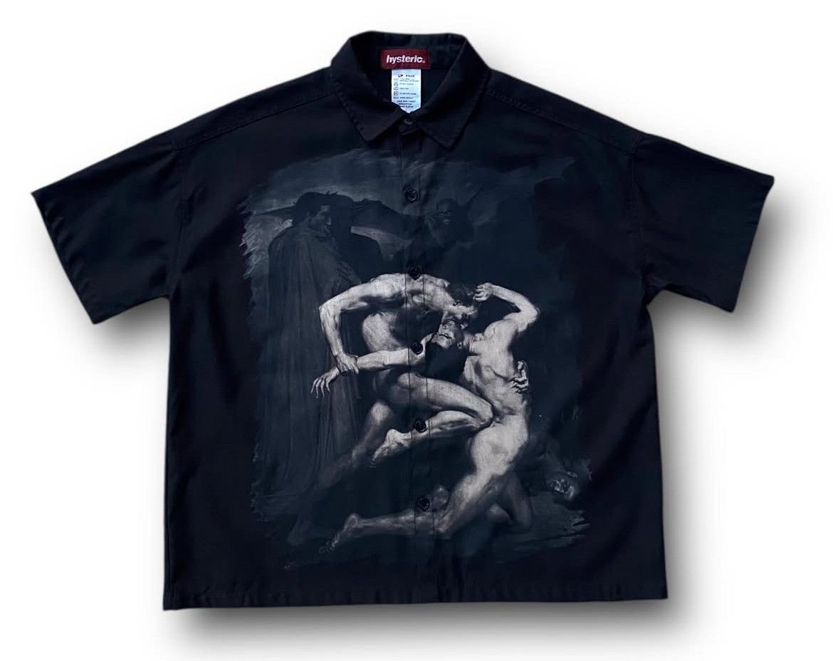 Hysteric Glamour 2000s Hysteric Glamour Printed Oversized Button Shirt Size US L / EU 52-54 / 3 - 1 Thumbnail