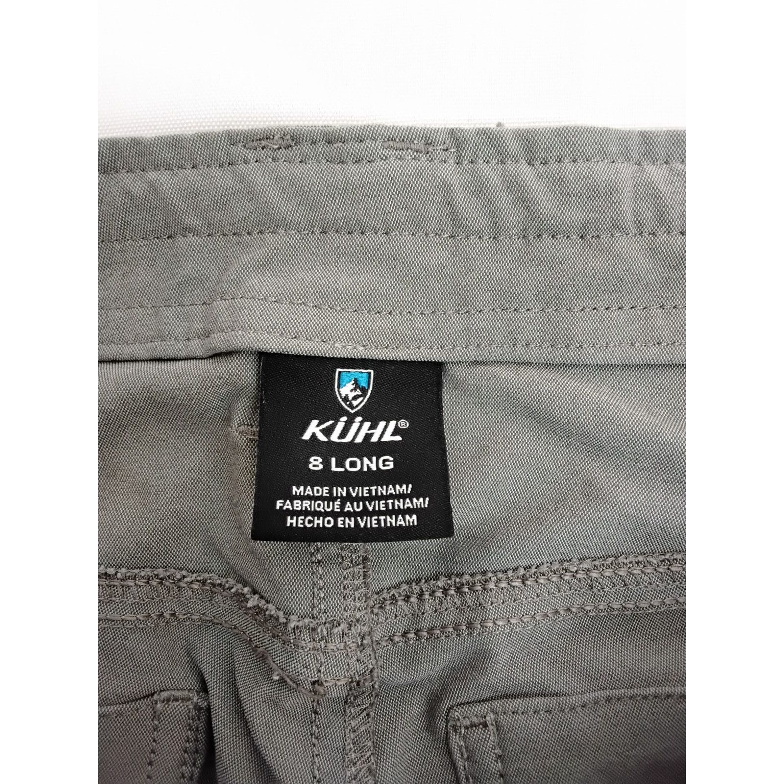 Kuhl Kuhl Hiking Pants Women's 8 Long 30x32 Gray Ruched Legs Size 30" / US 8 / IT 44 - 10 Thumbnail