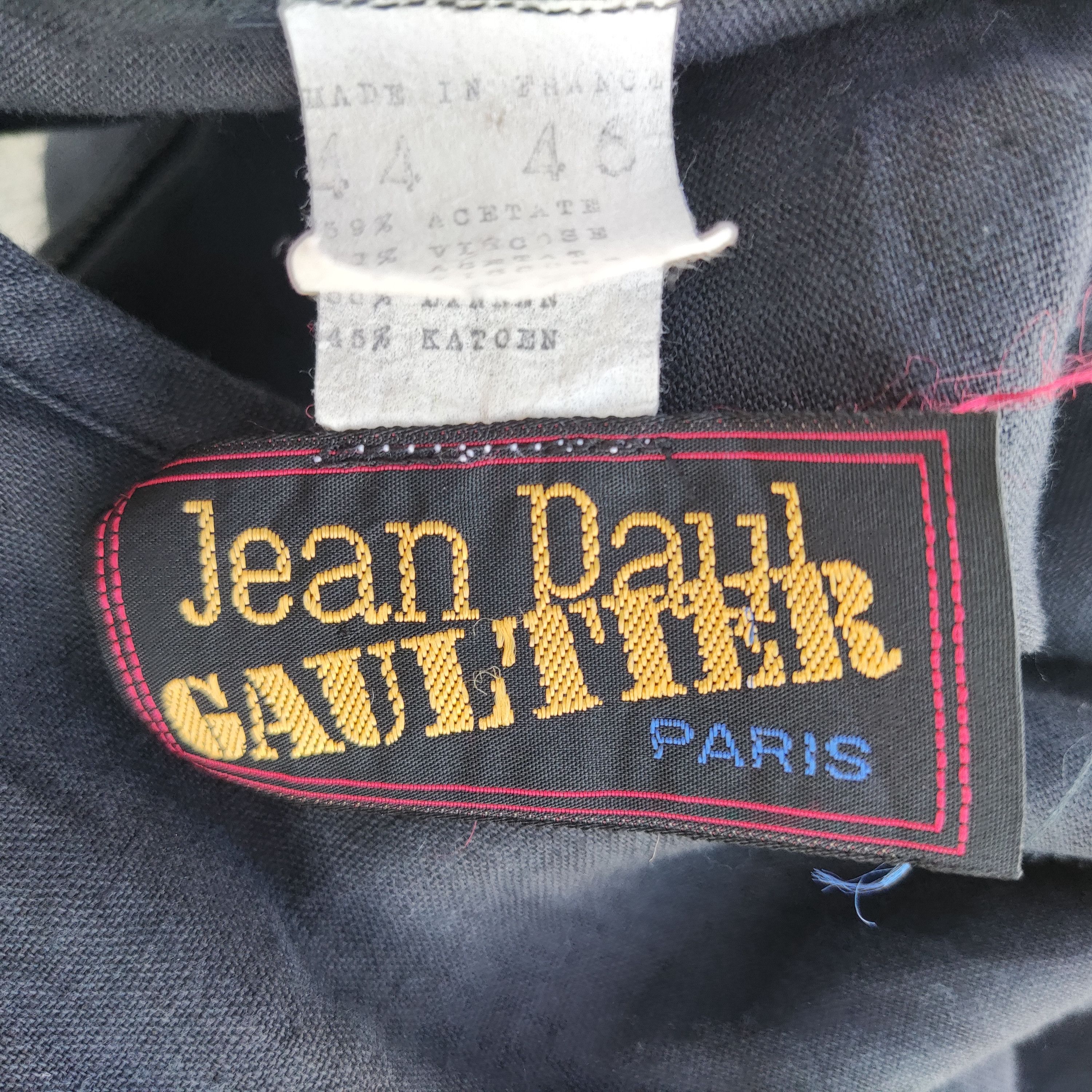 Jean Paul Gaultier Jean Paul Gaultier 80’s Open Back Cut-Out Back Slits Dress Size M / US 6-8 / IT 42-44 - 10 Thumbnail