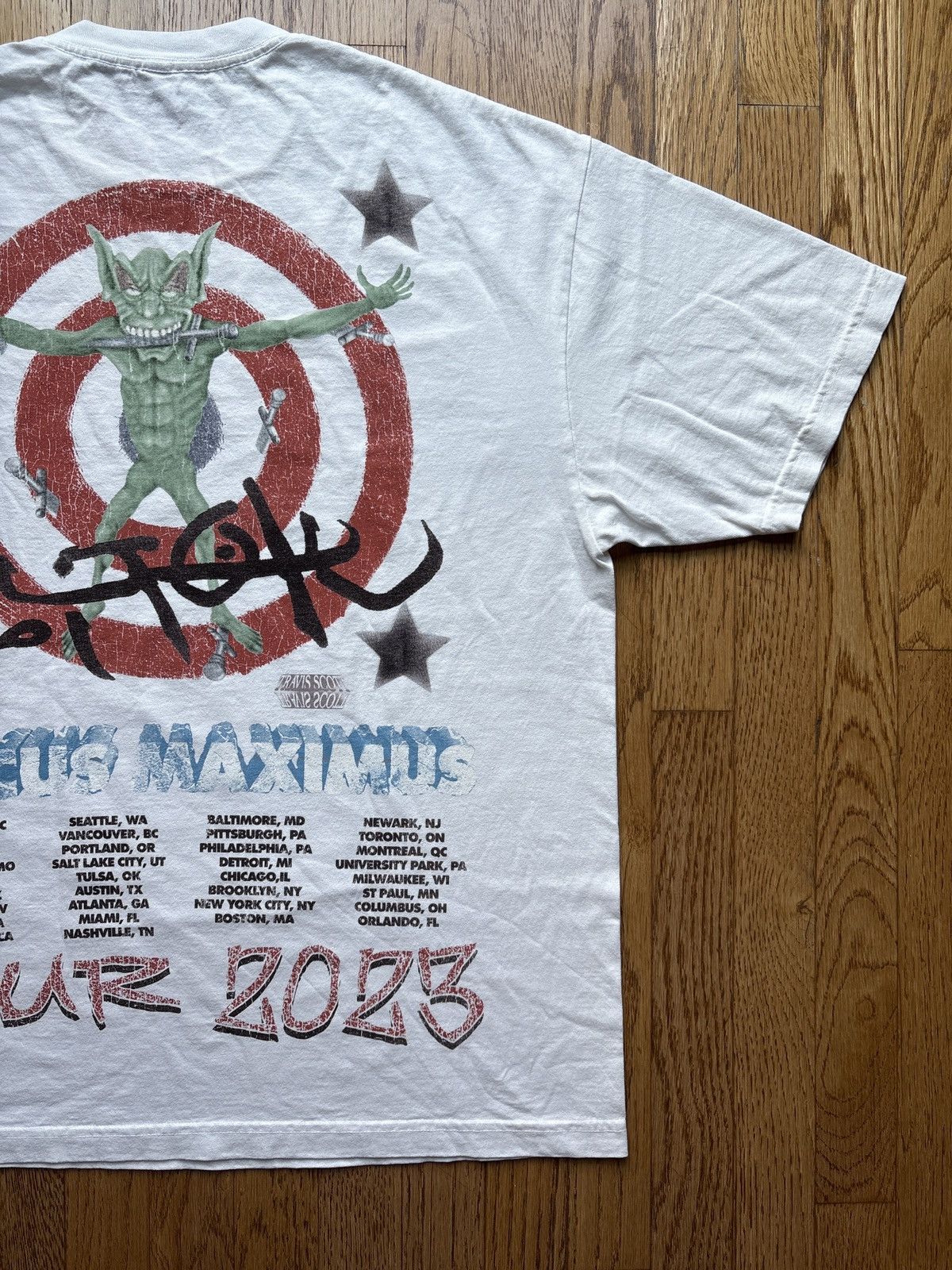 Band Tees Travis Scott Utopia Circus Maximus 2023 Tour III Tee Sz XL Size US XL / EU 56 / 4 - 6 Thumbnail