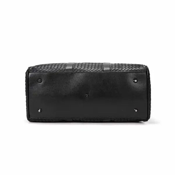 VIBE Outdoor retro woven travel duffle bag pu leather Size ONE SIZE - 5 Thumbnail