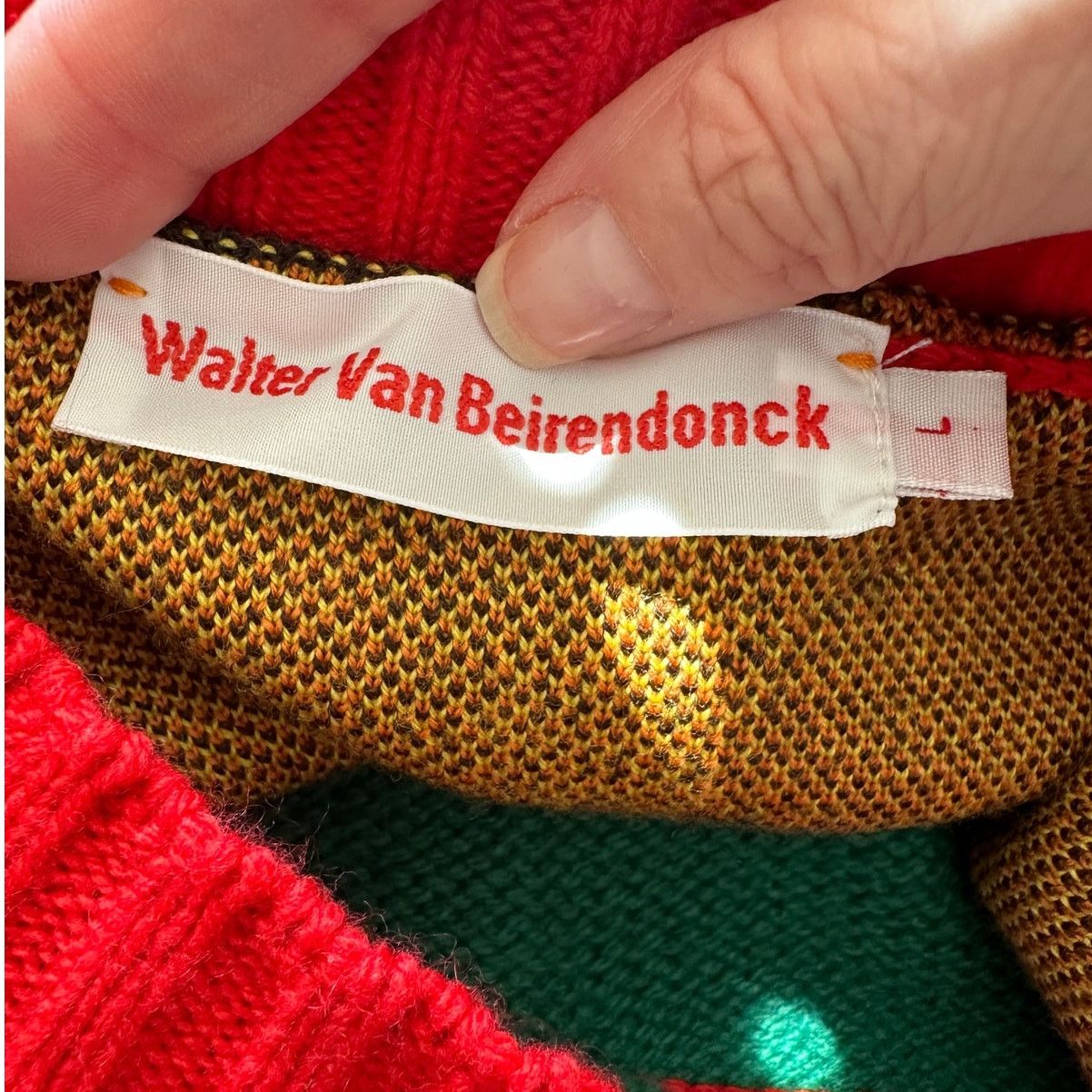 Walter Van Beirendonck Walter Van Beirendonck Demand Freedom Fine Wool Sweater L Size US L / EU 52-54 / 3 - 9 Thumbnail