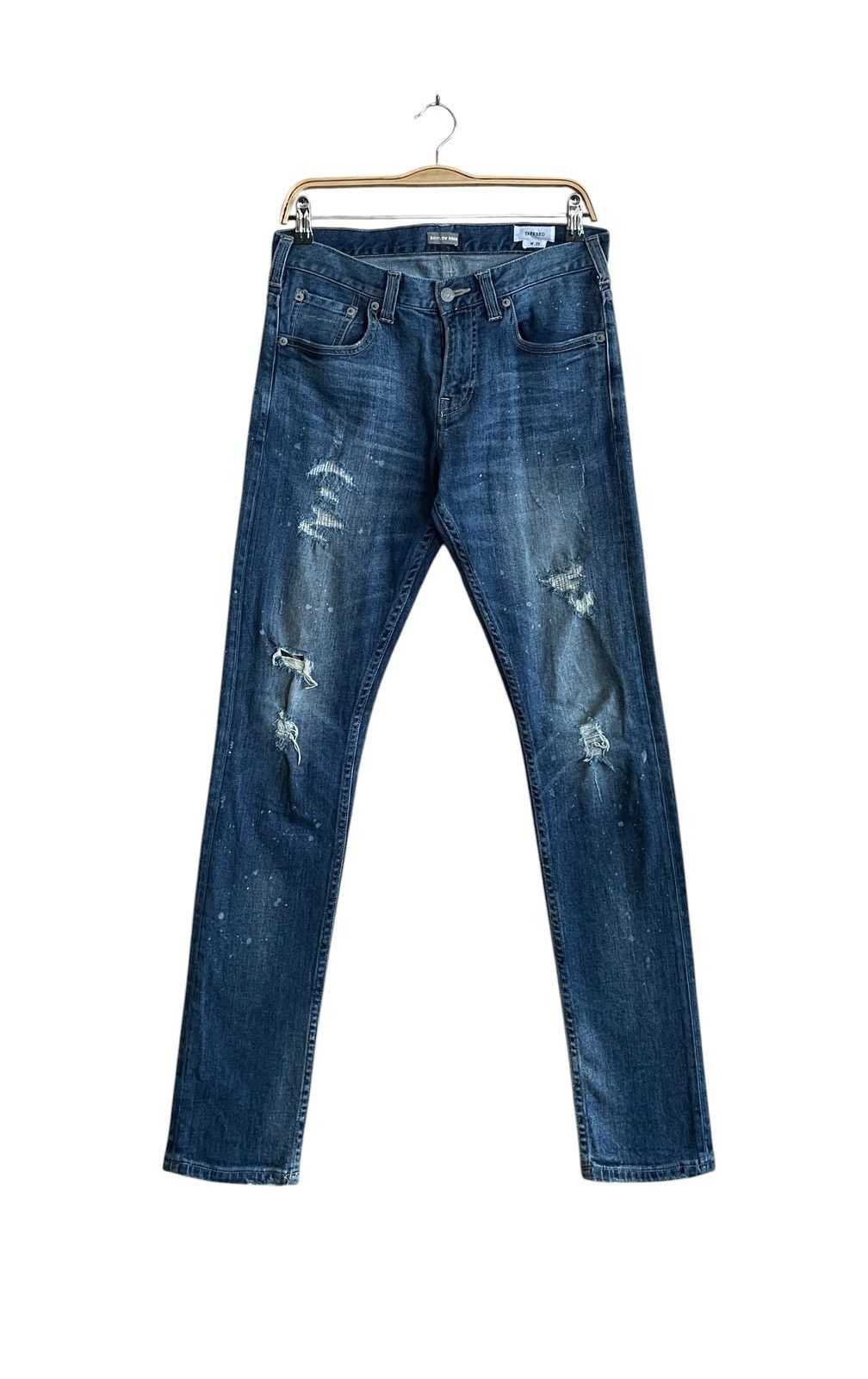 Vintage Vintage Japanese Brand Bayflow Ripped Jeans 2000s Size US 28 / EU 44 - 1 Thumbnail