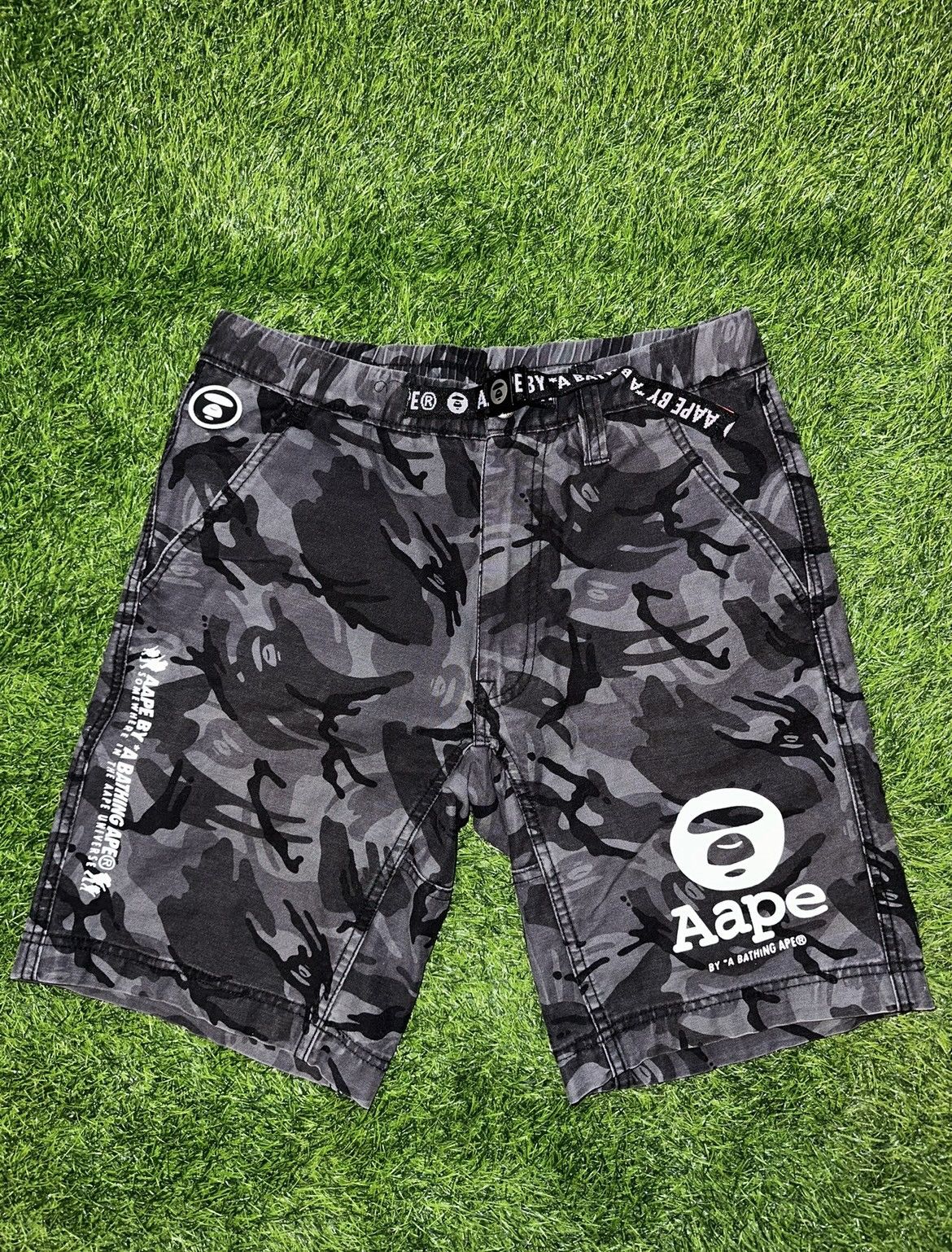 AAPE Camo Shorts sale Size 34”