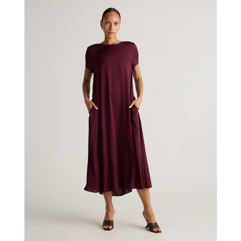 Quince Quince Washable Stretch Silk Voluminous Maxi Dress XS NWOT Size XS / US 0-2 / IT 36-38 - 3 Thumbnail