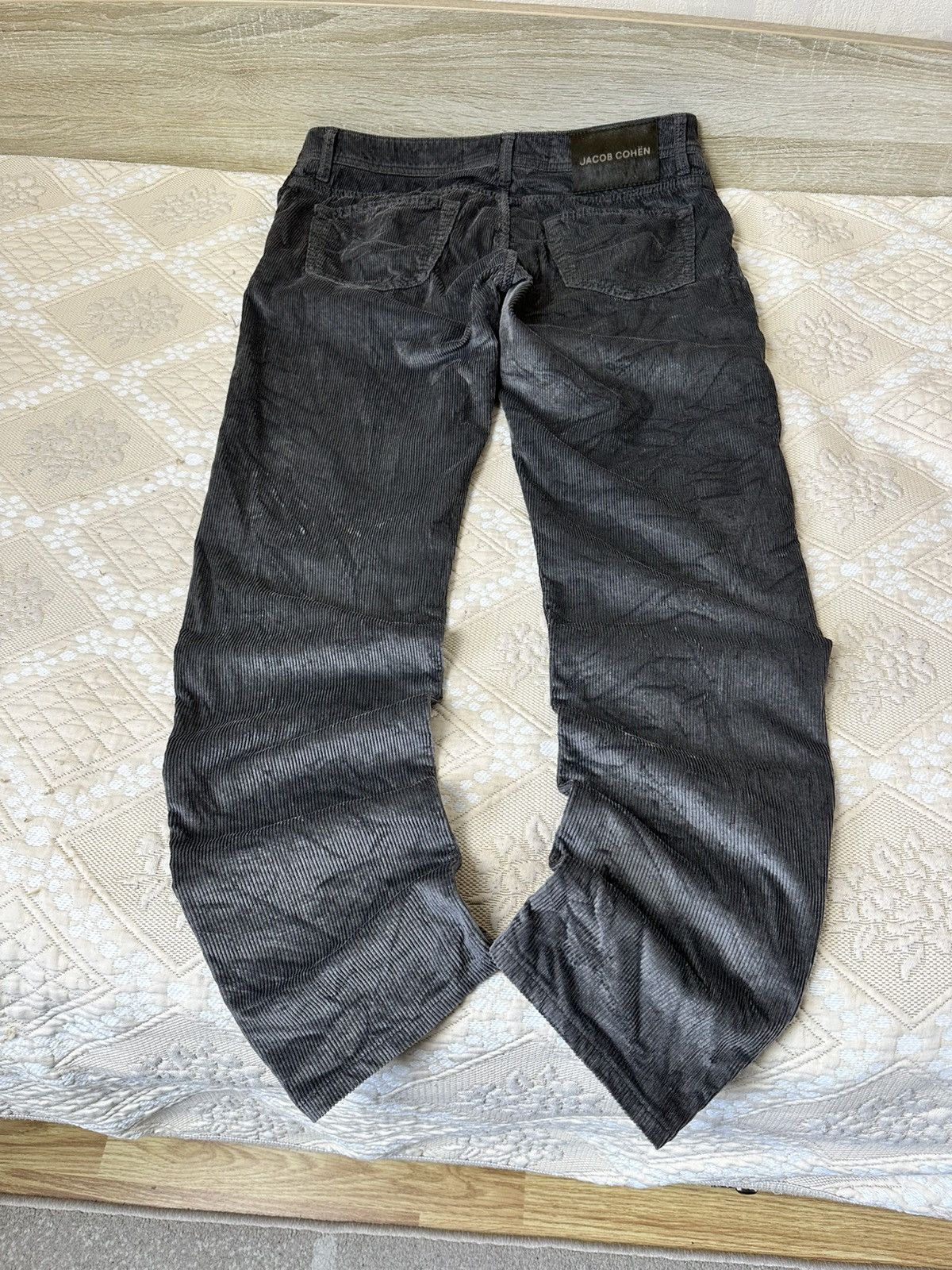 Jacob Cohen 🔥 Jacob Cohen Nick Slim Corduroy Trousers Pants Velvet Size US 35 - 2 Thumbnail