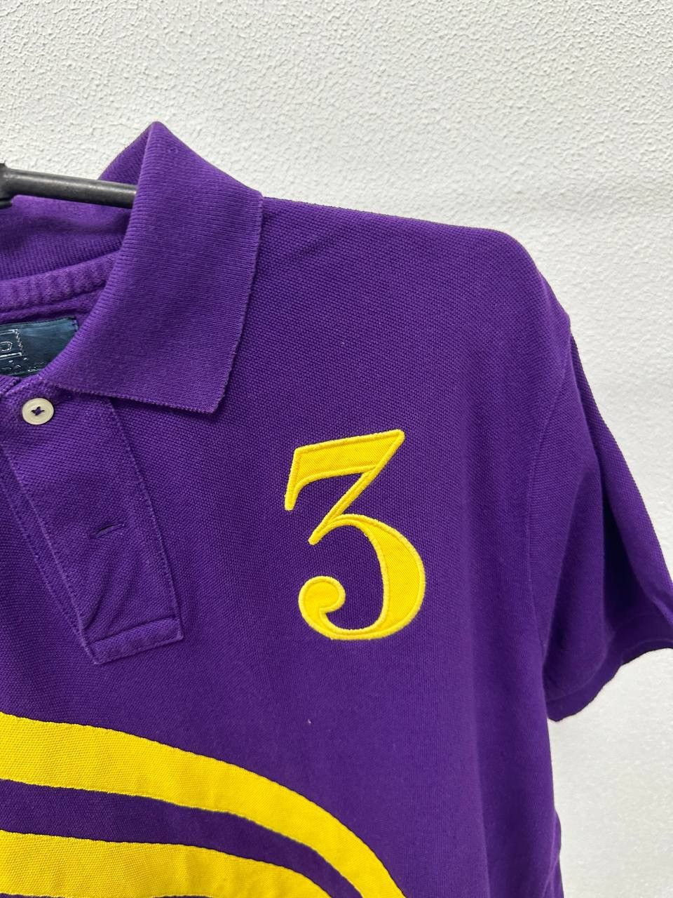 Polo Ralph Lauren × Ralph Lauren × Vintage Polo Raplh Lauren vintage Purple #3 Polo Shirt Size US L / EU 52-54 / 3 - 3 Thumbnail