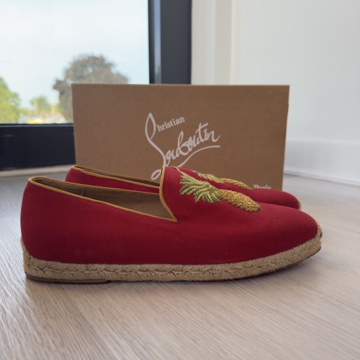 Christian Louboutin espadrille flats size 43 (10 men’s) Christian Louboutin Blue Suede Orlato Espadrilles Size 40  main image 3