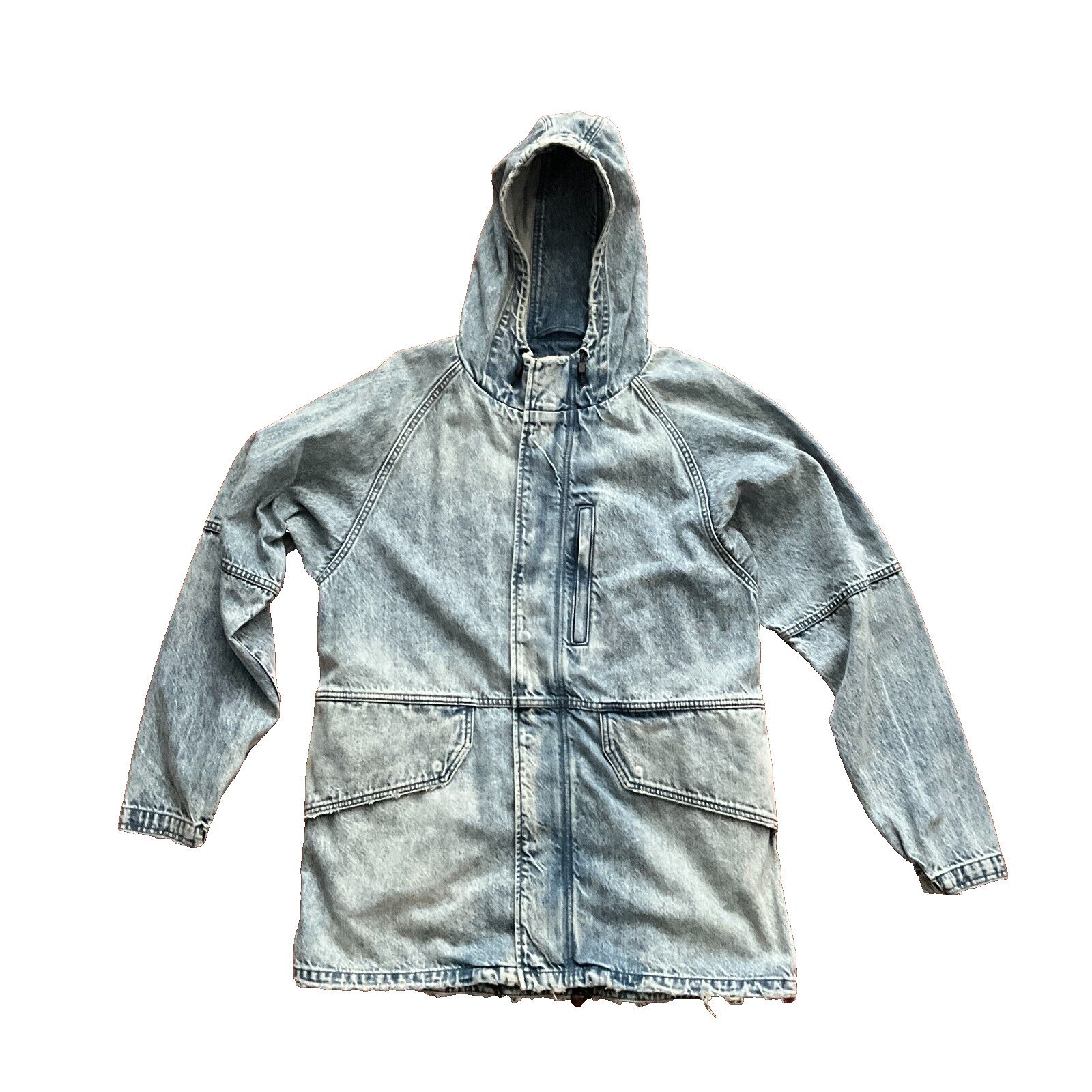 Hudson New wTags Hudson Denim Utility Coat Parka Jacket Med- Large Size US M / EU 48-50 / 2 - 1 Thumbnail