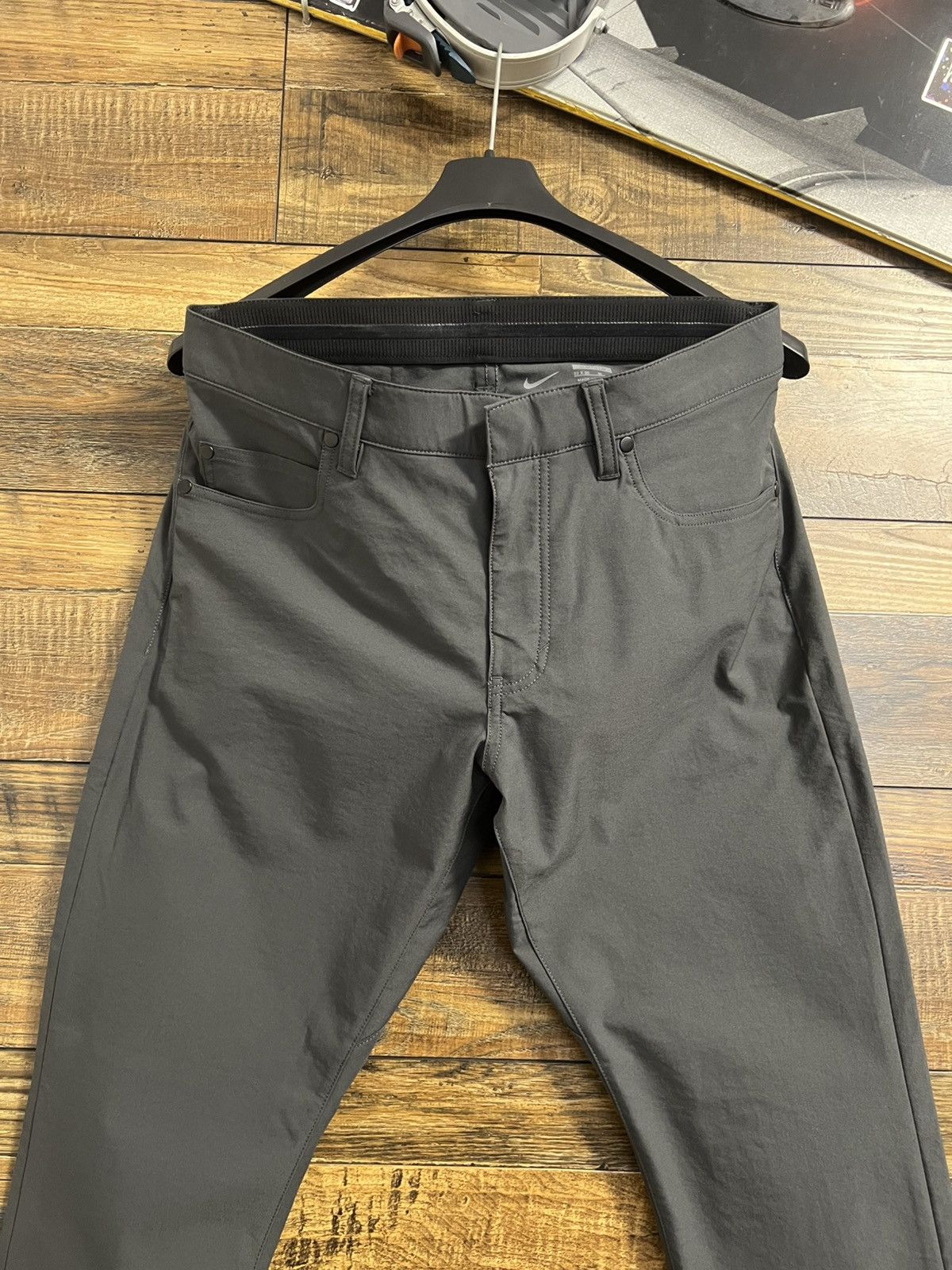 Nike NIKE DRI-FIT Repel 5 Pocket Slim Fit Golf Pants Dark Smoke Size US 32 / EU 48 - 5 Thumbnail
