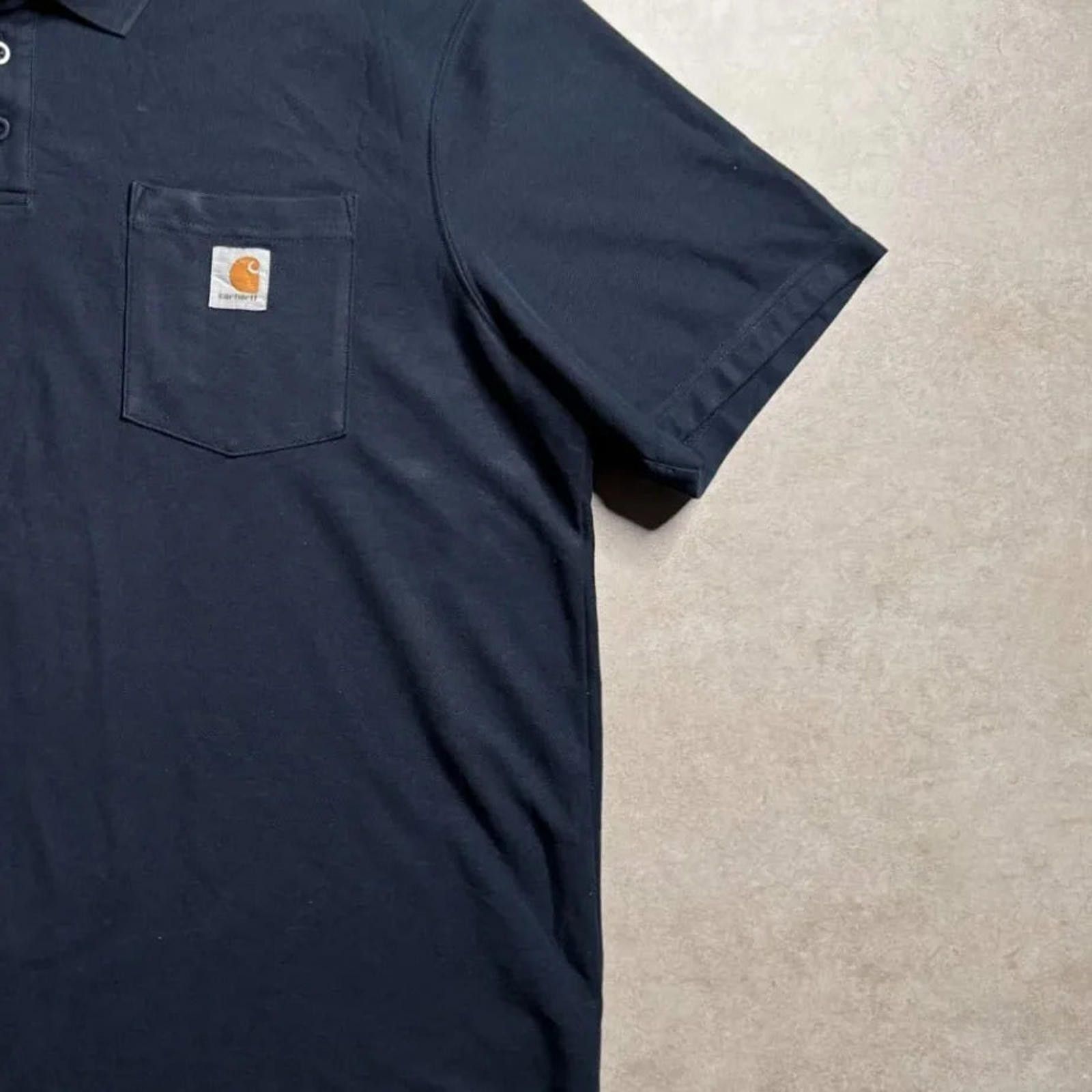 Carhartt Vintage Carhartt Navy Tshirt - XL Size US XL / EU 56 / 4 - 5 Thumbnail