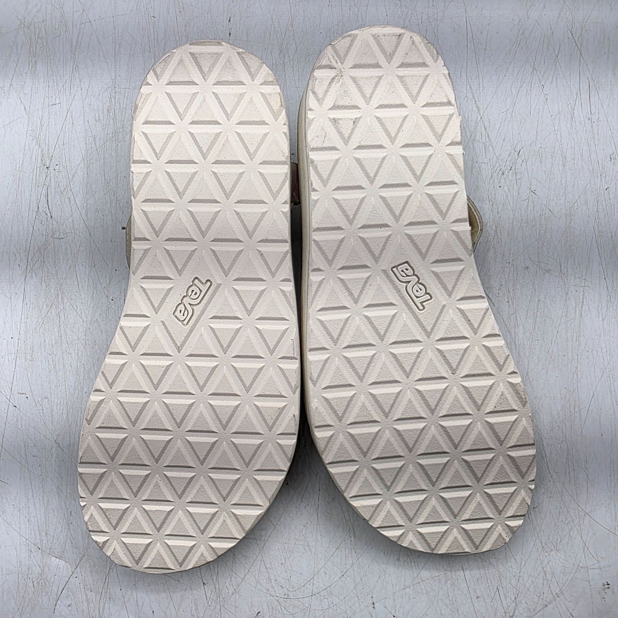 Teva Teva Flatform Womens 8 Platform Sandals Universal Metallic S Size US 8 / IT 38 - 8 Thumbnail