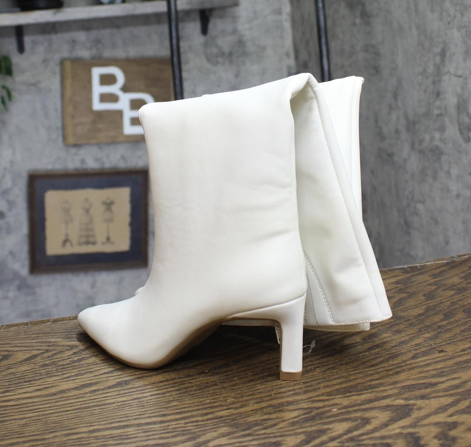 Other On 34th Stovepipe Boots 10019723900 Bone Smooth White 5m Size US 5 / IT 35 - 3 Thumbnail