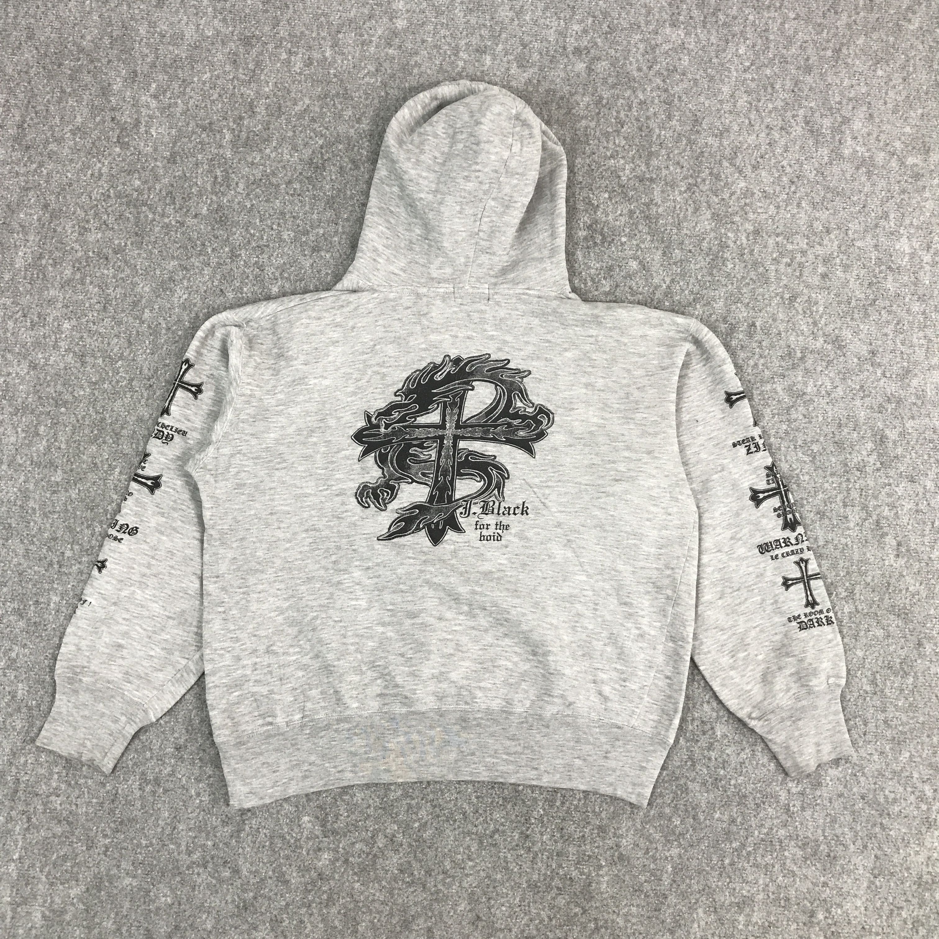 If Six Was Nine × Japanese Brand WAVE UNLIMITED PUNK HOODIES SWEATSHIRTS Size US L / EU 52-54 / 3 - 1 Thumbnail