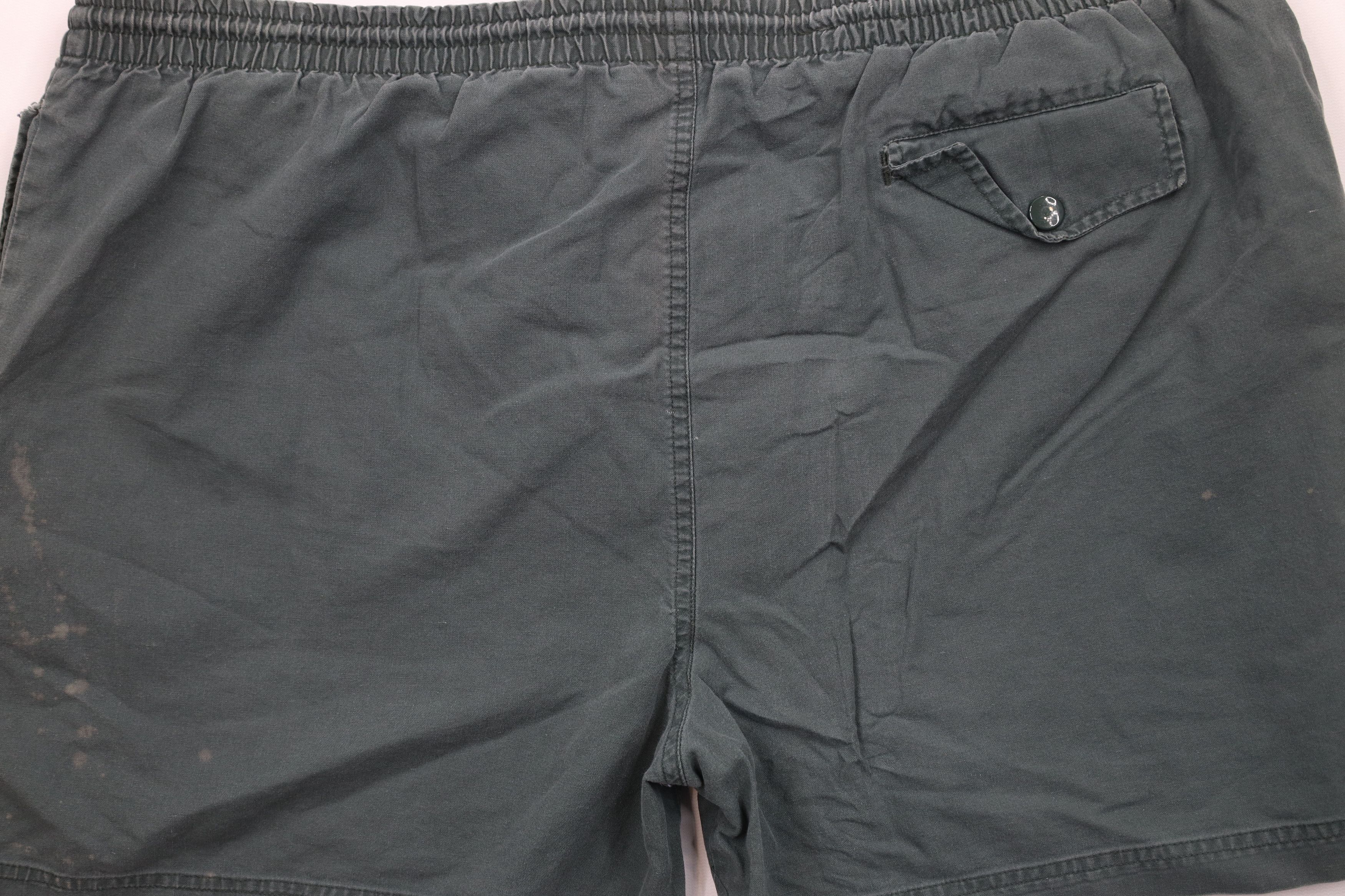 Spalding × Vintage Vintage 90s Spalding Lined Above Knee Shorts Green Cotton Size US 36 / EU 52 - 13 Thumbnail
