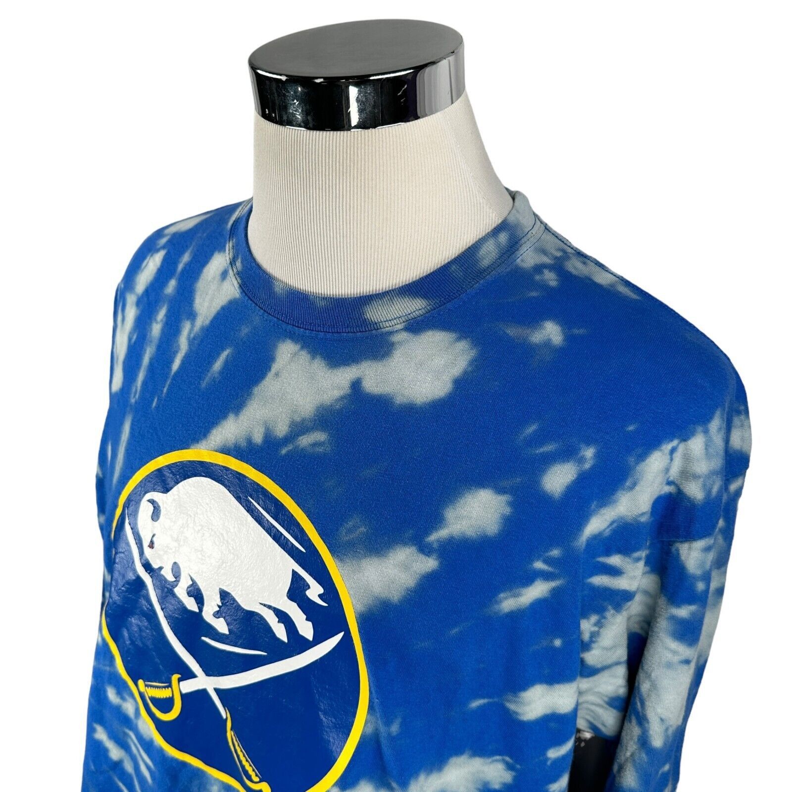 NHL Buffalo Sabres LaFontaine T-Shirt Medium Tie Dye Long Sleeve Size US M / EU 48-50 / 2 - 3 Thumbnail