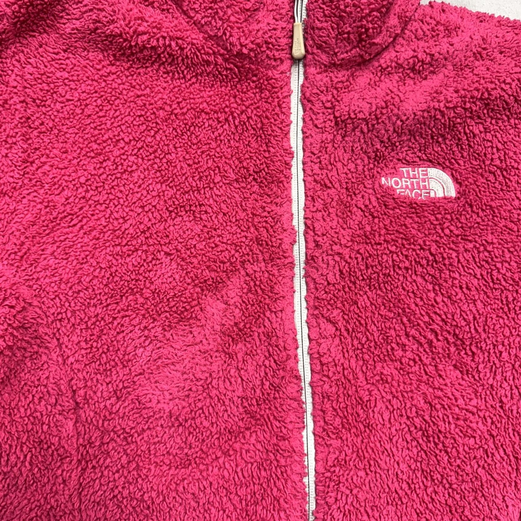 The North Face The North Face Jacket Womens L Pink Full Zip Fleece Sherpa Outdoor Coat Size L / US 10 / IT 46 - 3 Thumbnail