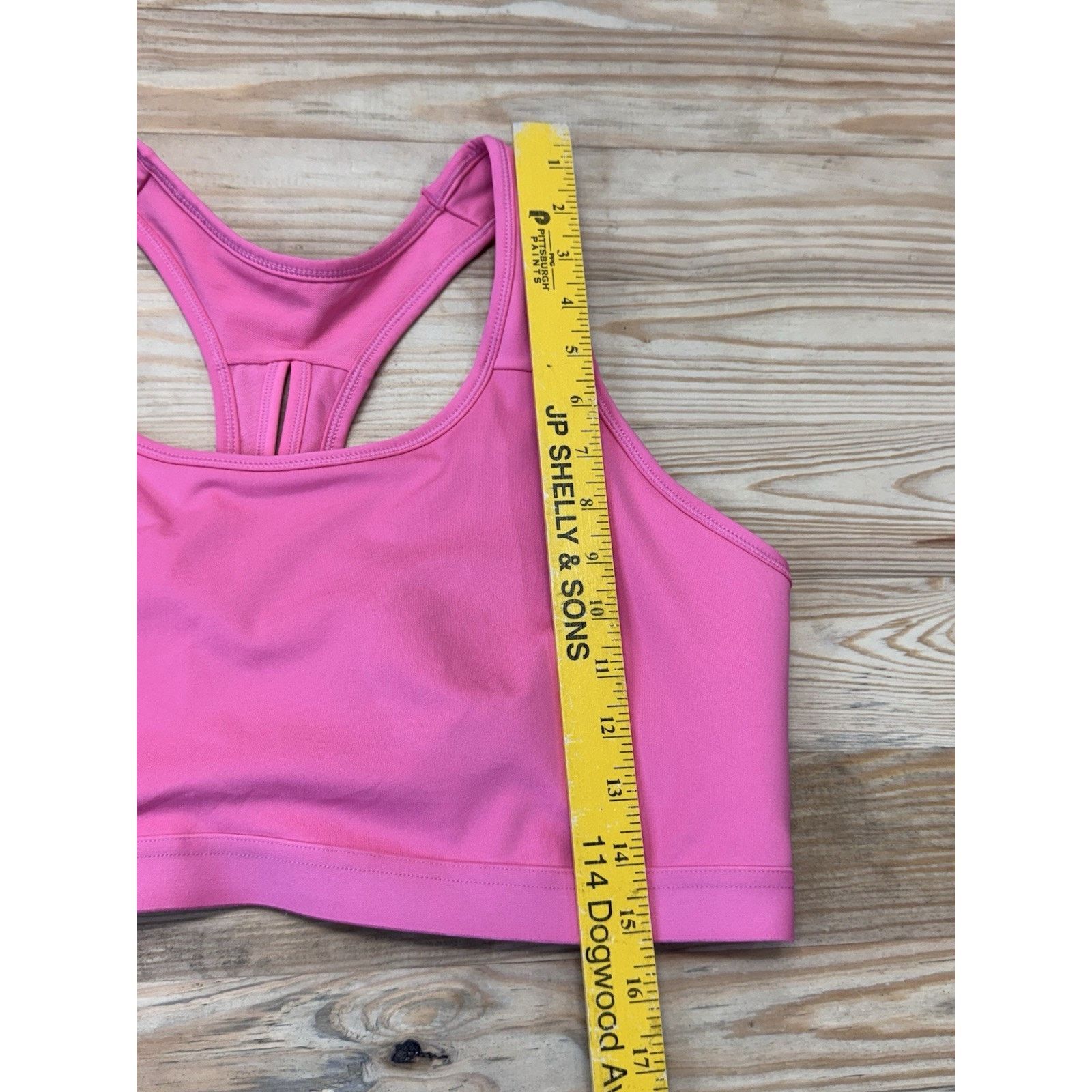 Avia AVIA Women Molded Cup Bra Size XXL (22) Hot Pink Hook Loop Size ONE SIZE - 5 Thumbnail